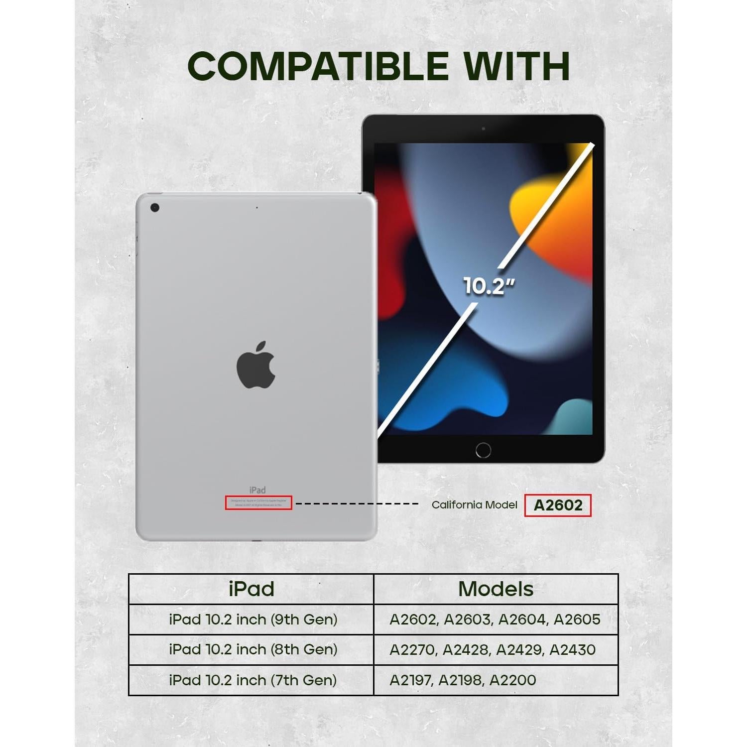 Funda de Cuero Porter Riley para iPad 10.2" 9ª/8ª/7ª Gen - Marrón