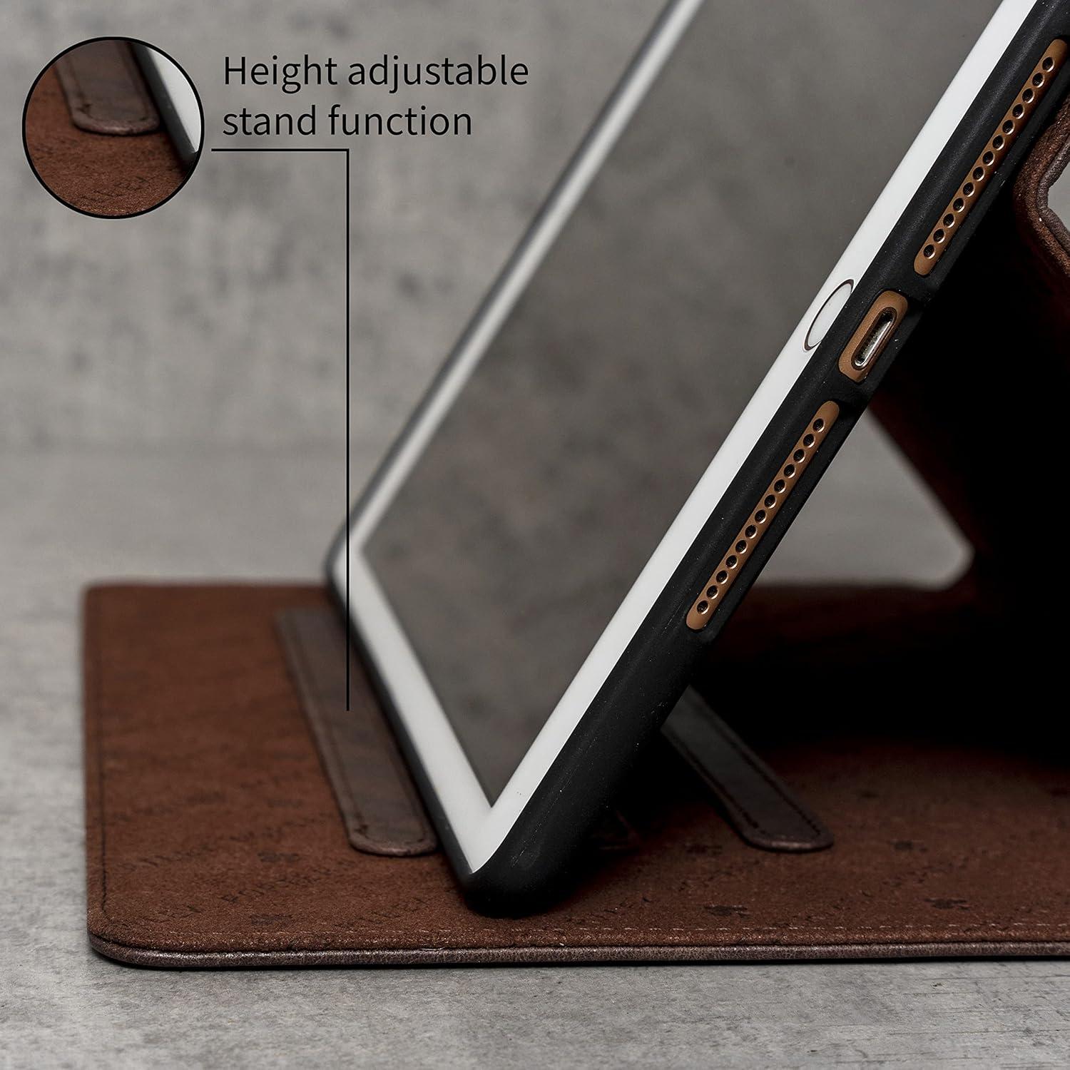 Funda de Cuero Porter Riley para iPad 10.2" 9ª/8ª/7ª Gen - Marrón