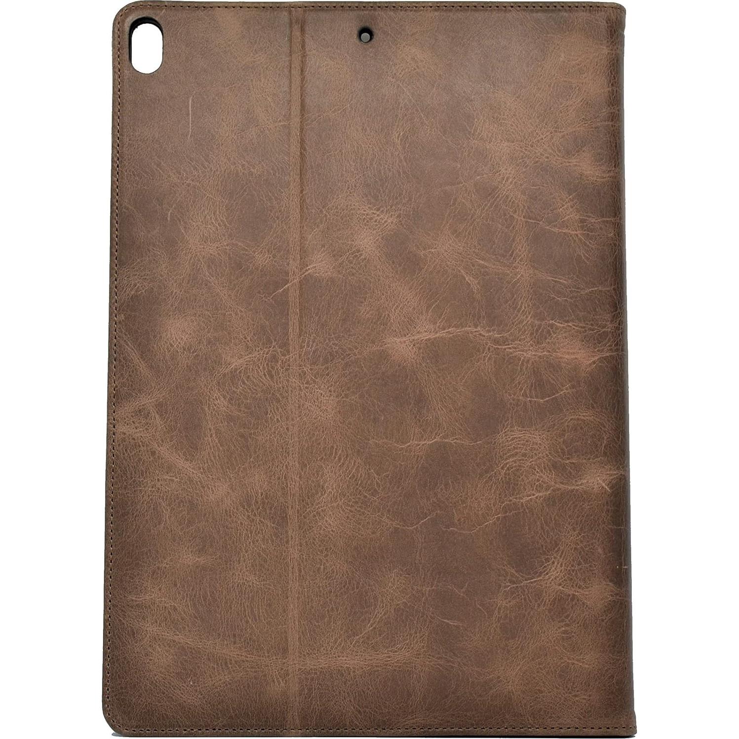 Funda de Cuero Porter Riley para iPad 10.2" 9ª/8ª/7ª Gen - Marrón