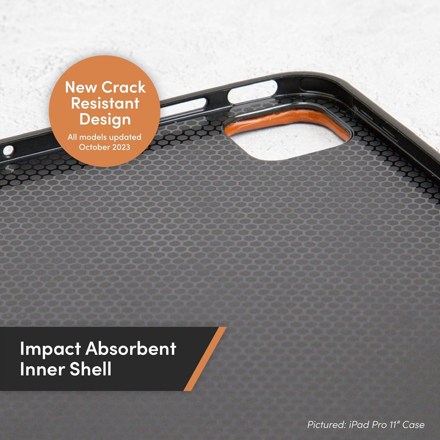 Funda de Cuero Real Casemade para iPad Air 10.9" M3/M2 - Marrón Claro