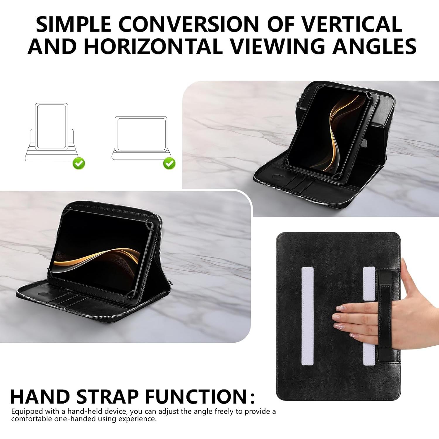 Funda Universal E NET-CASE para Tabletas 9-11" con Soporte