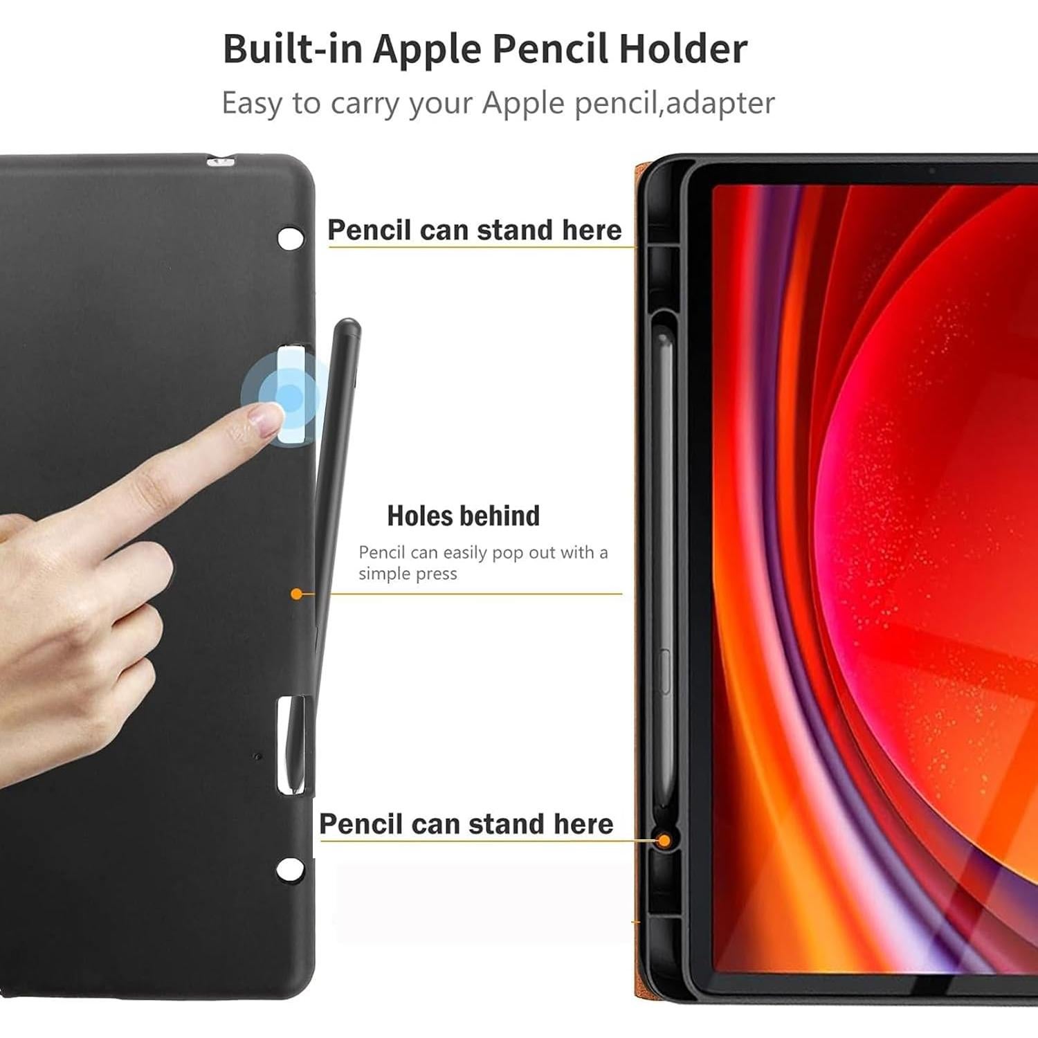 Funda de Cuero Genuino para Samsung Galaxy Tab A7 Lite 8.7" 2021