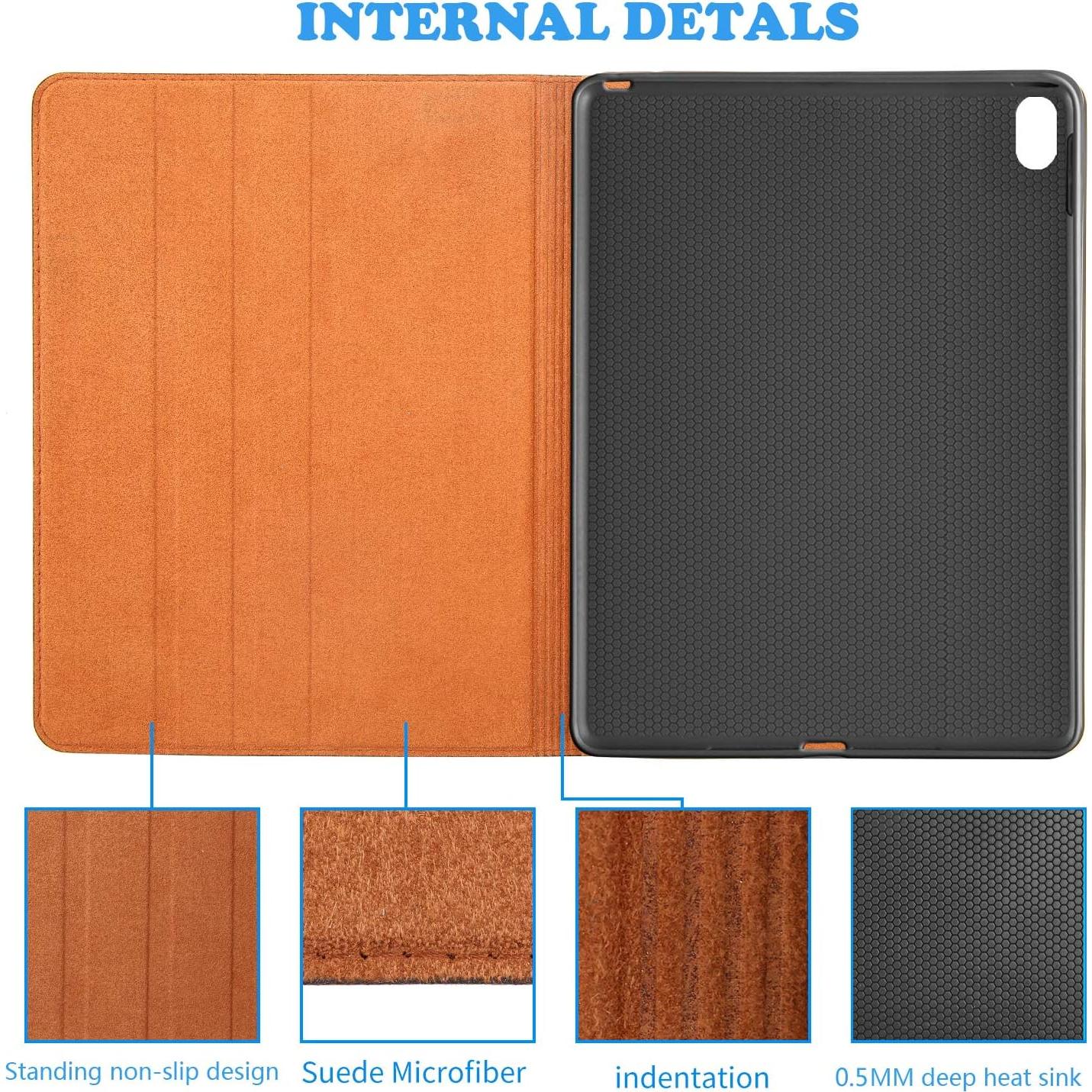 Funda de Cuero Genuino Gexmil para iPad Air 13" M3/M2 2024/2025