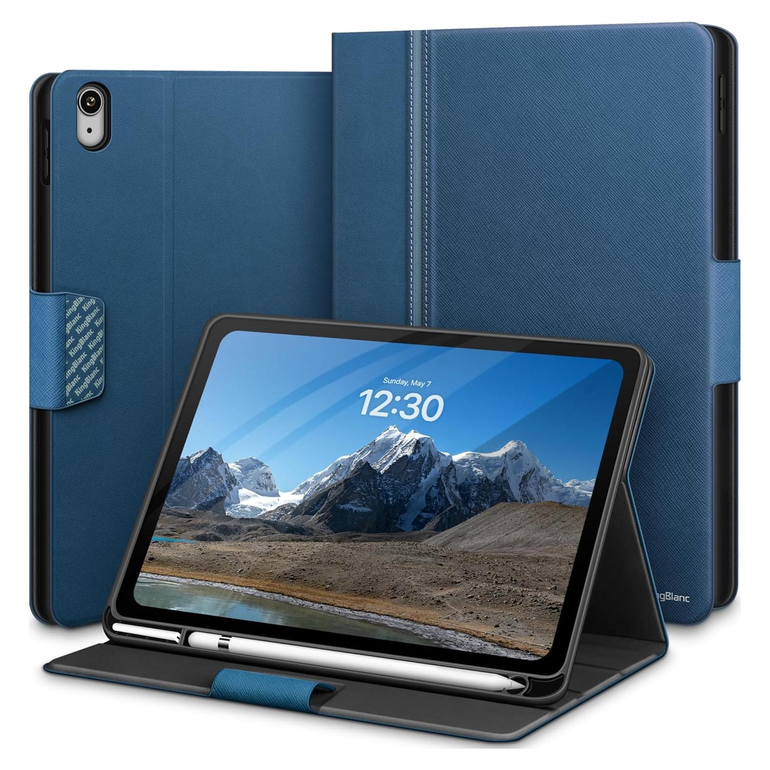 Funda KingBlanc para iPad 11" (A16) y 10.9" 2022, PU