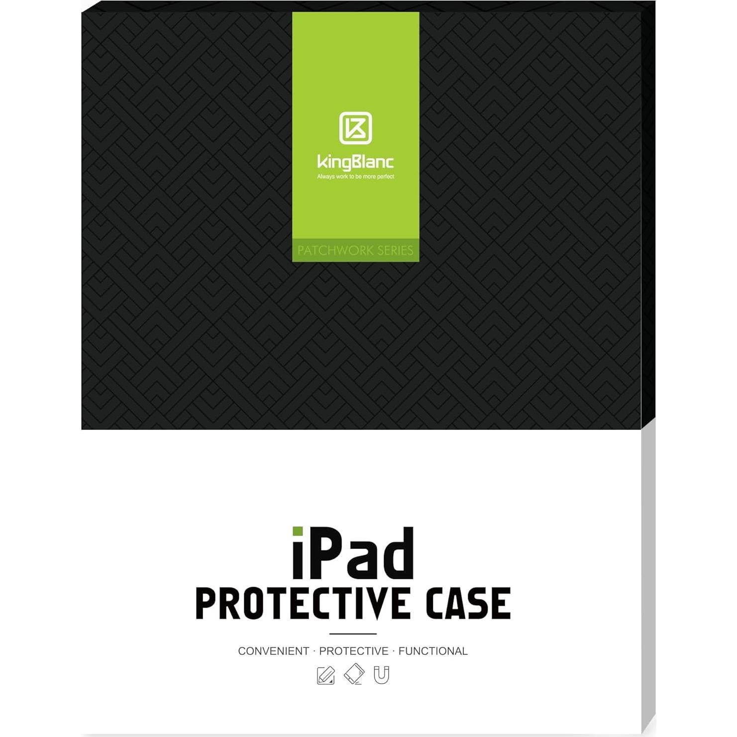 Funda KingBlanc para iPad 11" (A16) y 10.9" 2022, PU