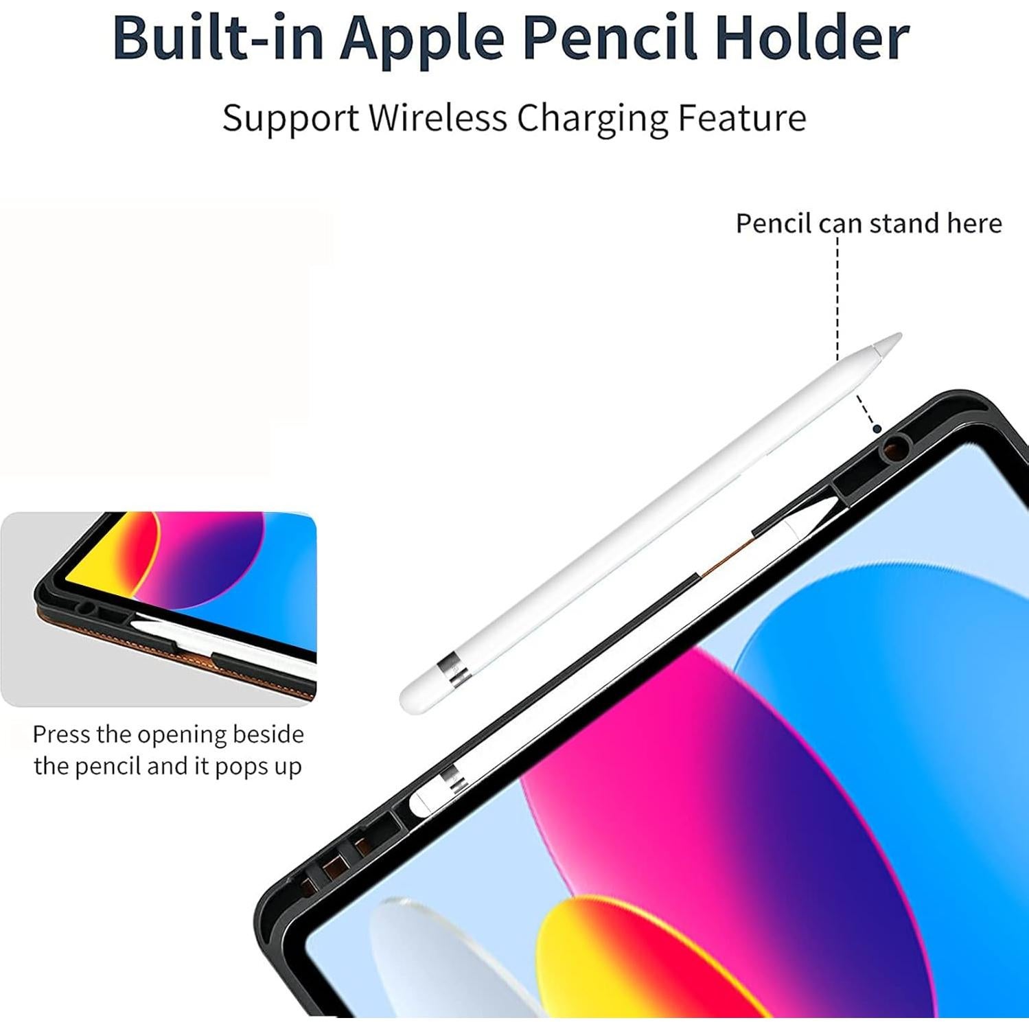 Funda de Cuero Gexmil para iPad 11" y 10.9" - Marrón