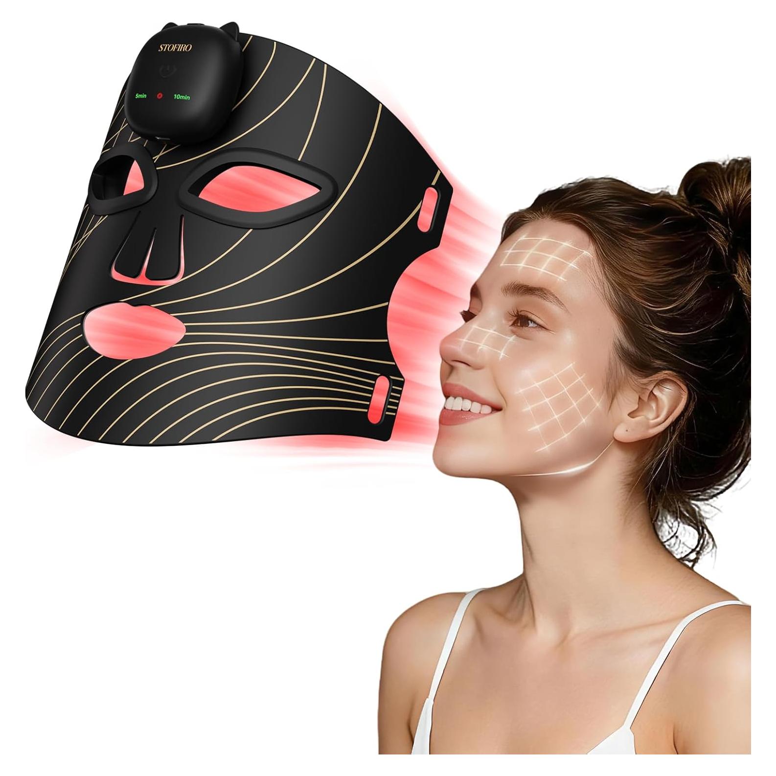 Máscara de Terapia de Luz Roja FDA 850nm para la Cara - Belleza