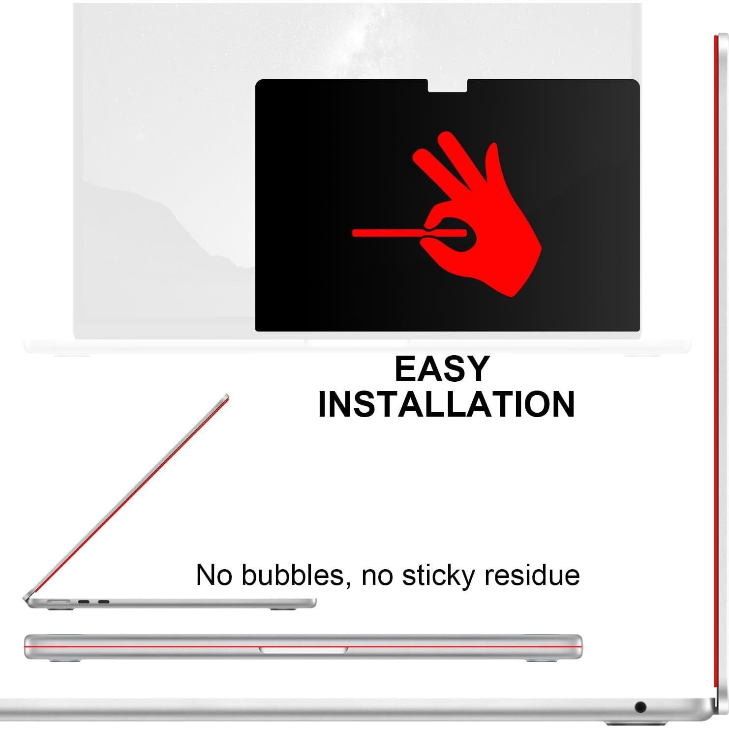 Filtro de Privacidad OXMAN para MacBook Air 13.6" (2022-2025)