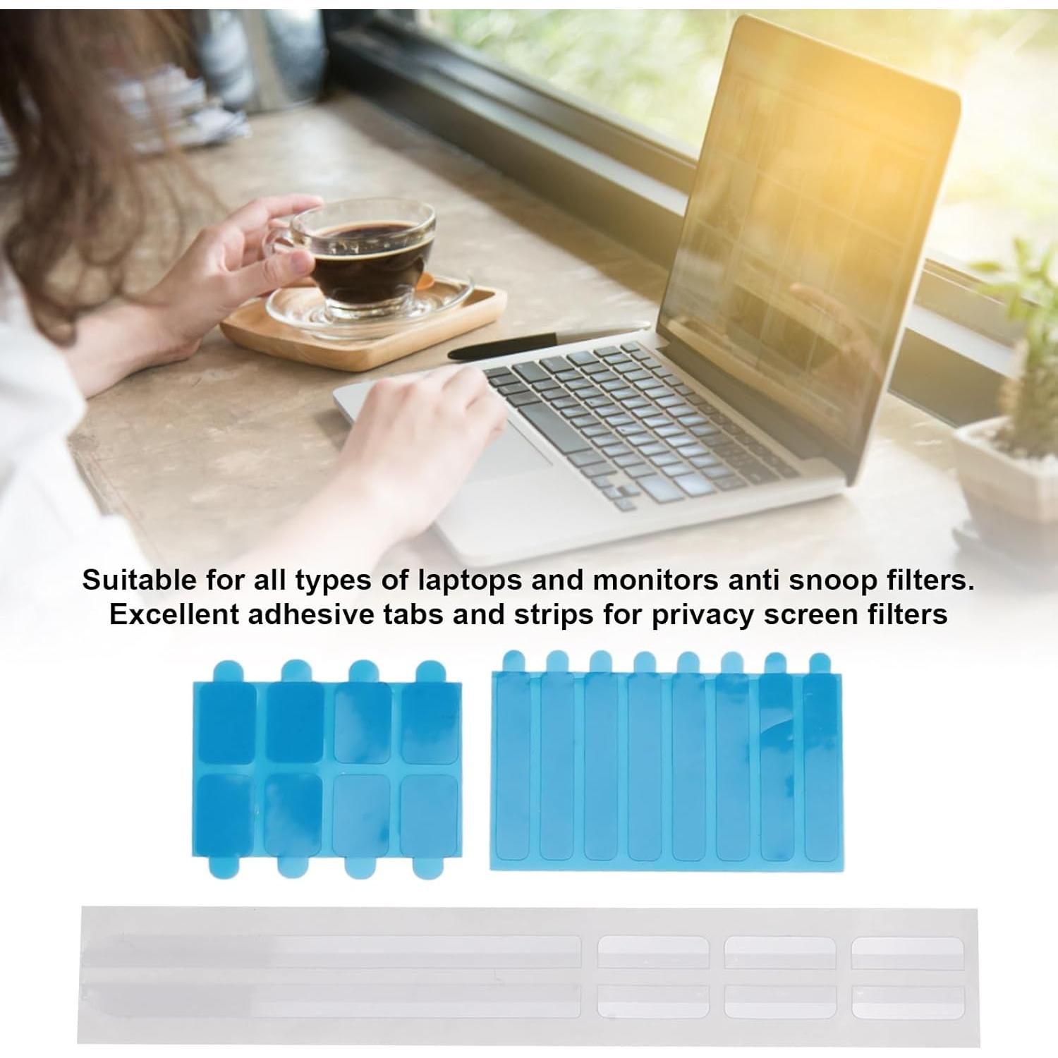 Tiras Adhesivas para Filtro de Pantalla Pomya - 5 Kits Reemplazo