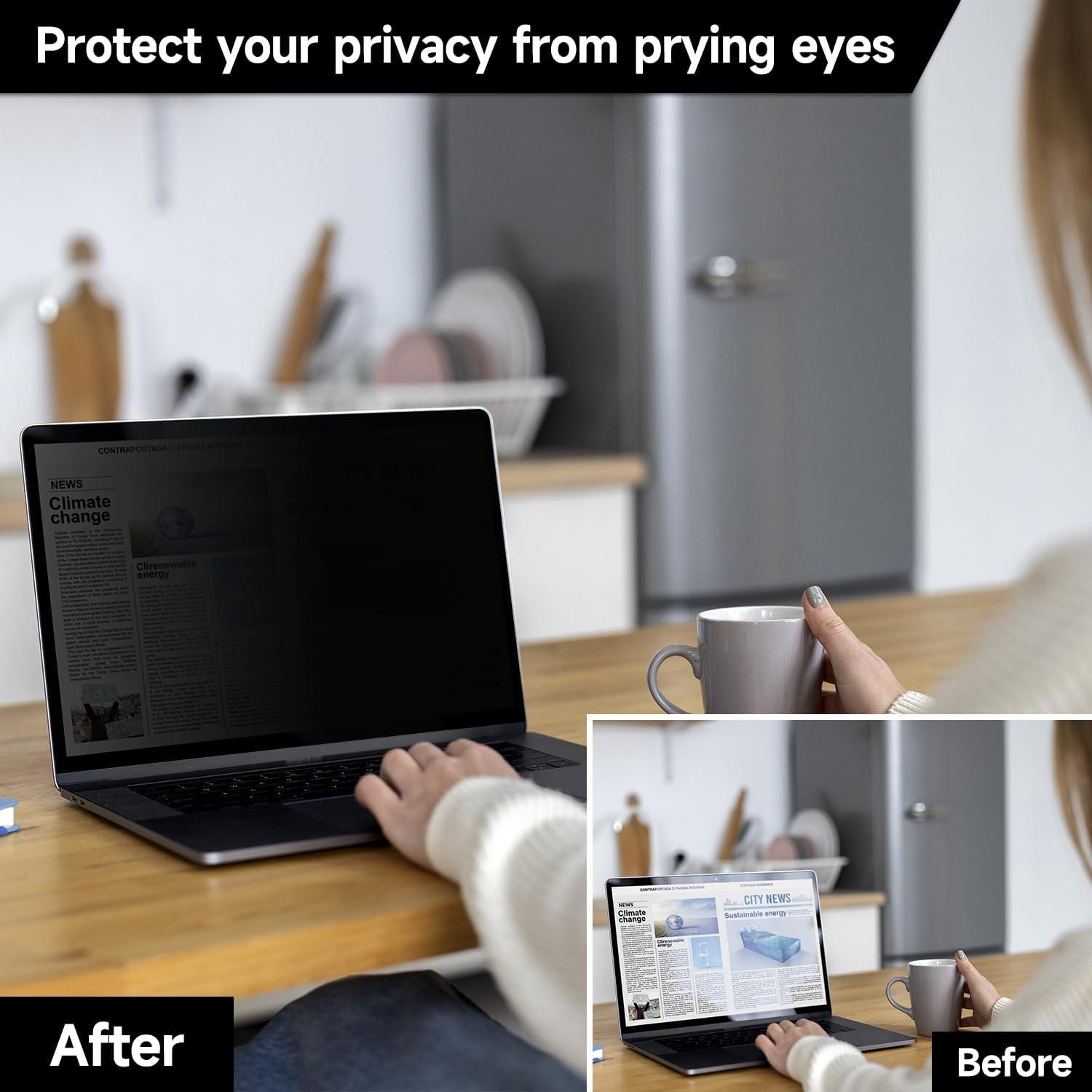 Protector de Pantalla de Privacidad ANTOGOO V para MacBook Air 13"