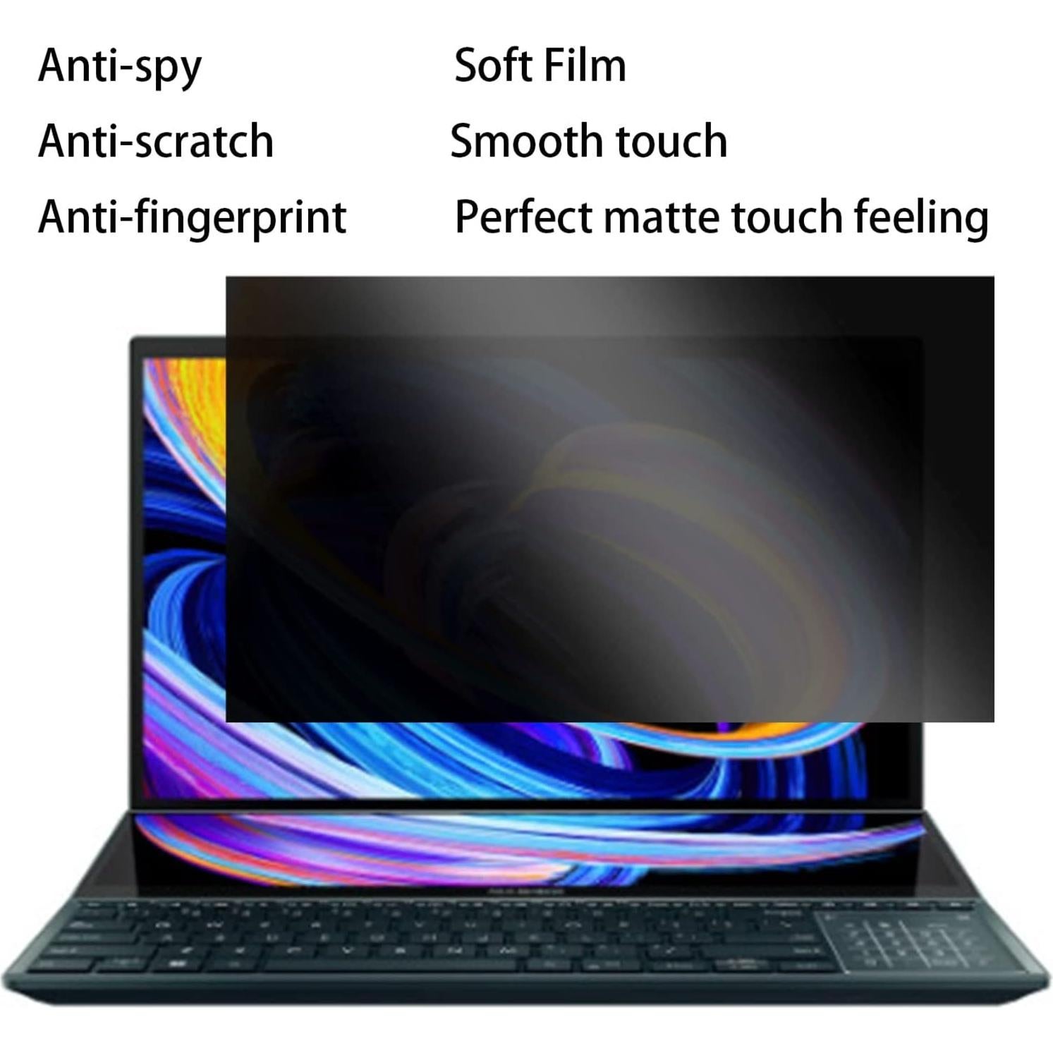 Protector de Pantalla Antispy FYDIKHN para ASUS ZenBook Duo 14