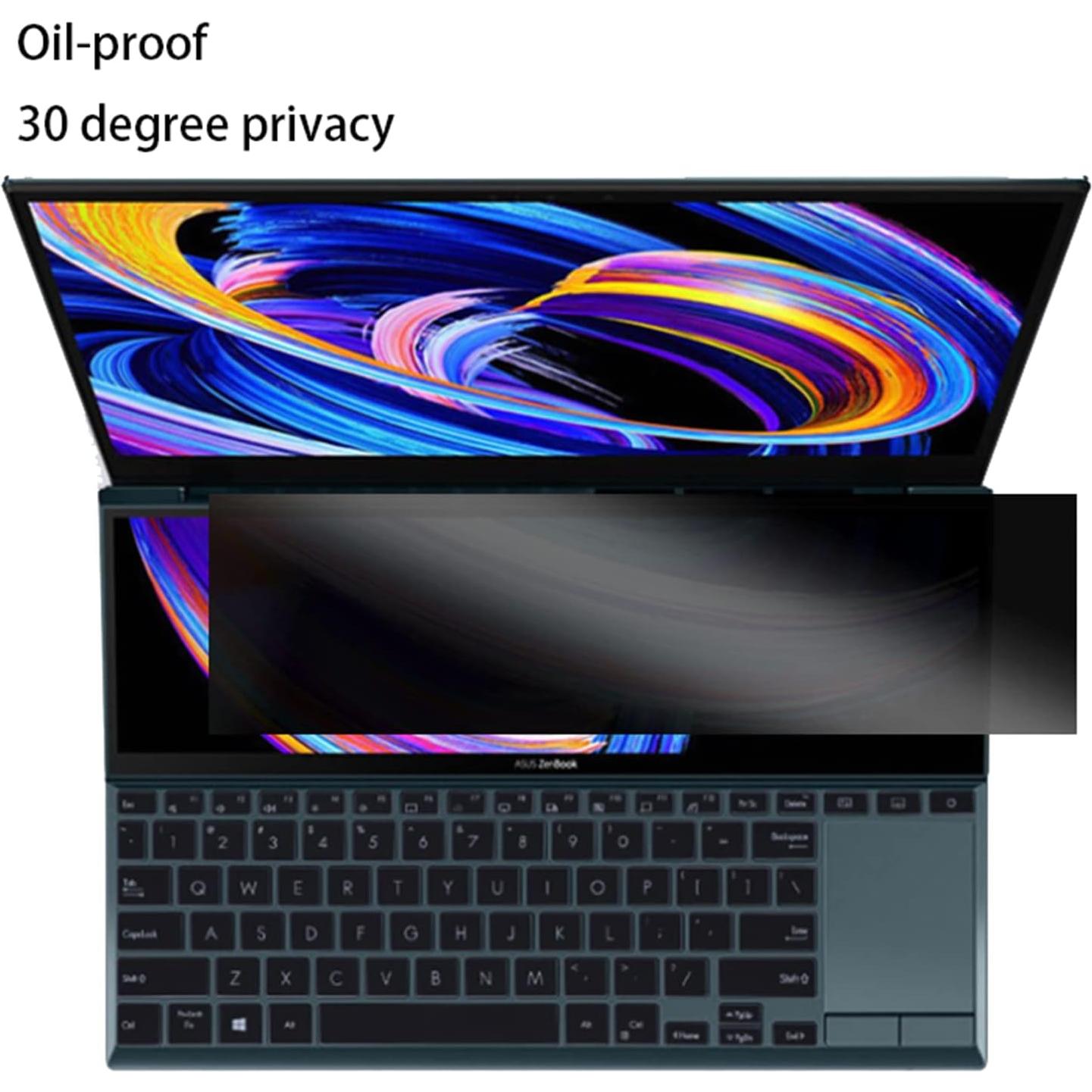 Protector de Pantalla Antispy FYDIKHN para ASUS ZenBook Duo 14