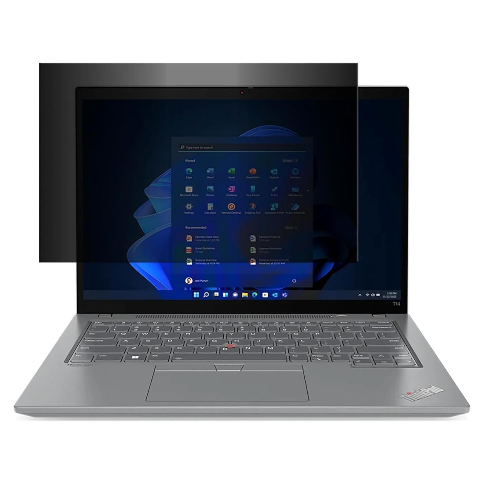Pantalla de Privacidad Targus 4Vu para Lenovo ThinkPad T14 14" - Antirreflejo, Filtro Luz Azul, Adhesivo Reutilizable