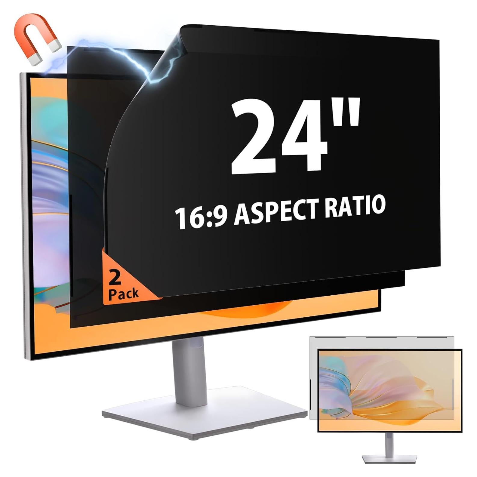 Pantalla de Privacidad Magnética Mamol 24" Antirreflejo 16:9