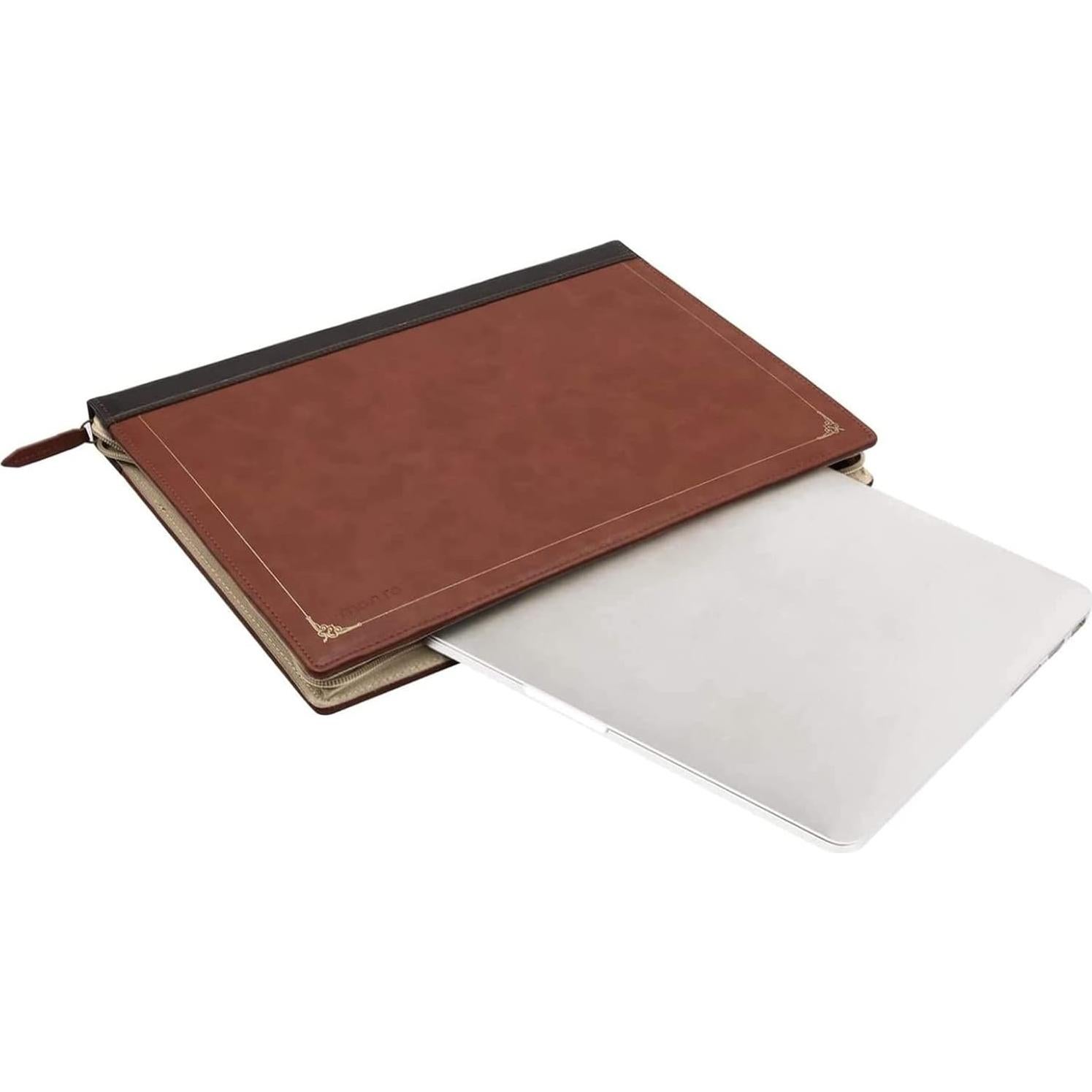 Funda para Laptop MOSISO Cuero PU Marrón 13" MacBook Air/Pro