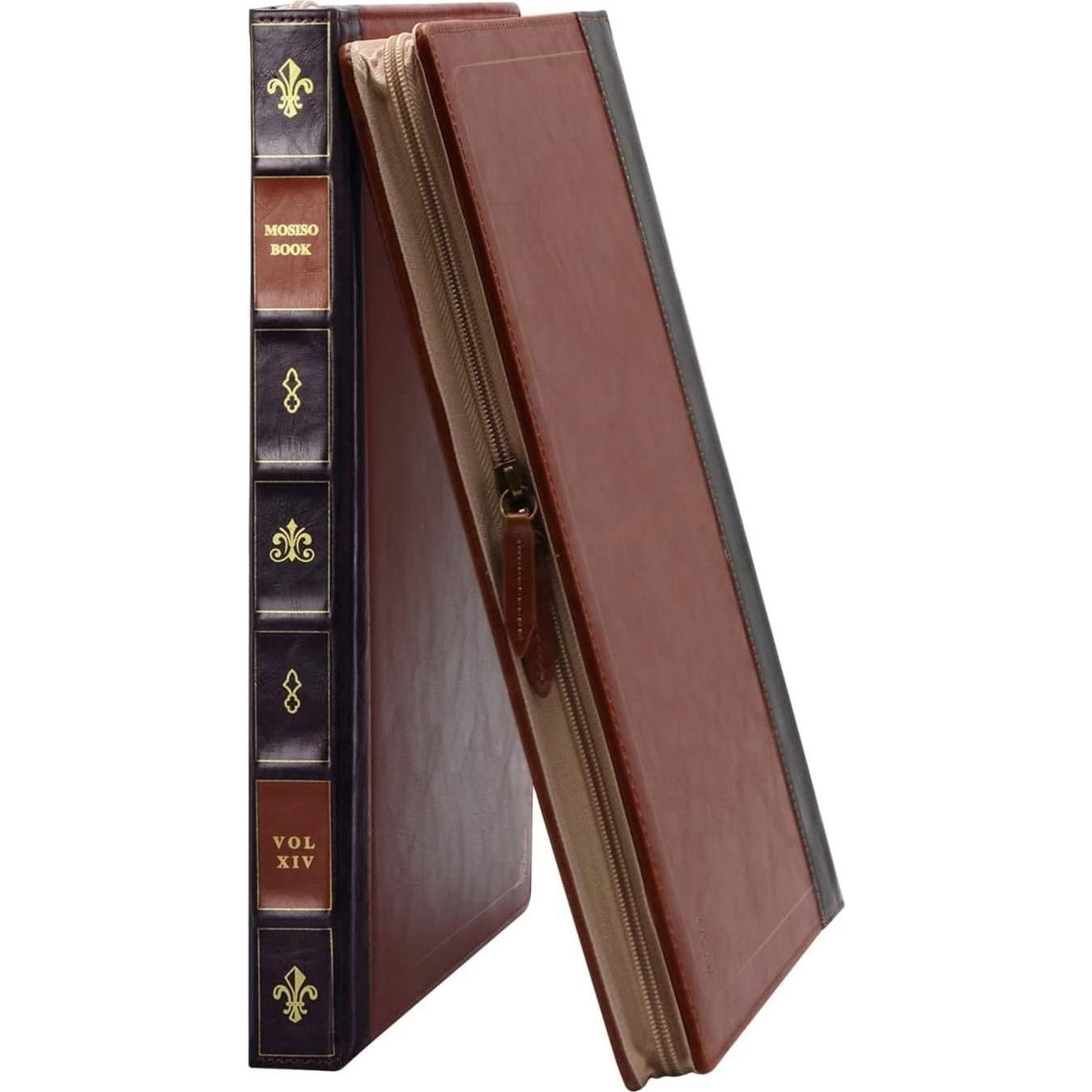 Funda para Laptop MOSISO Cuero PU Marrón 13" MacBook Air/Pro