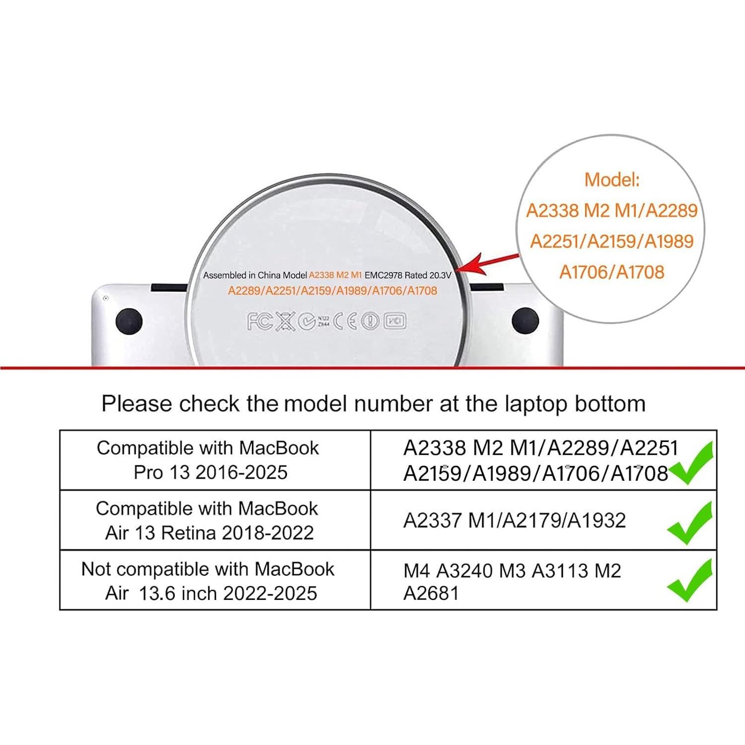 Funda para Laptop MOSISO Cuero PU Marrón 13" MacBook Air/Pro