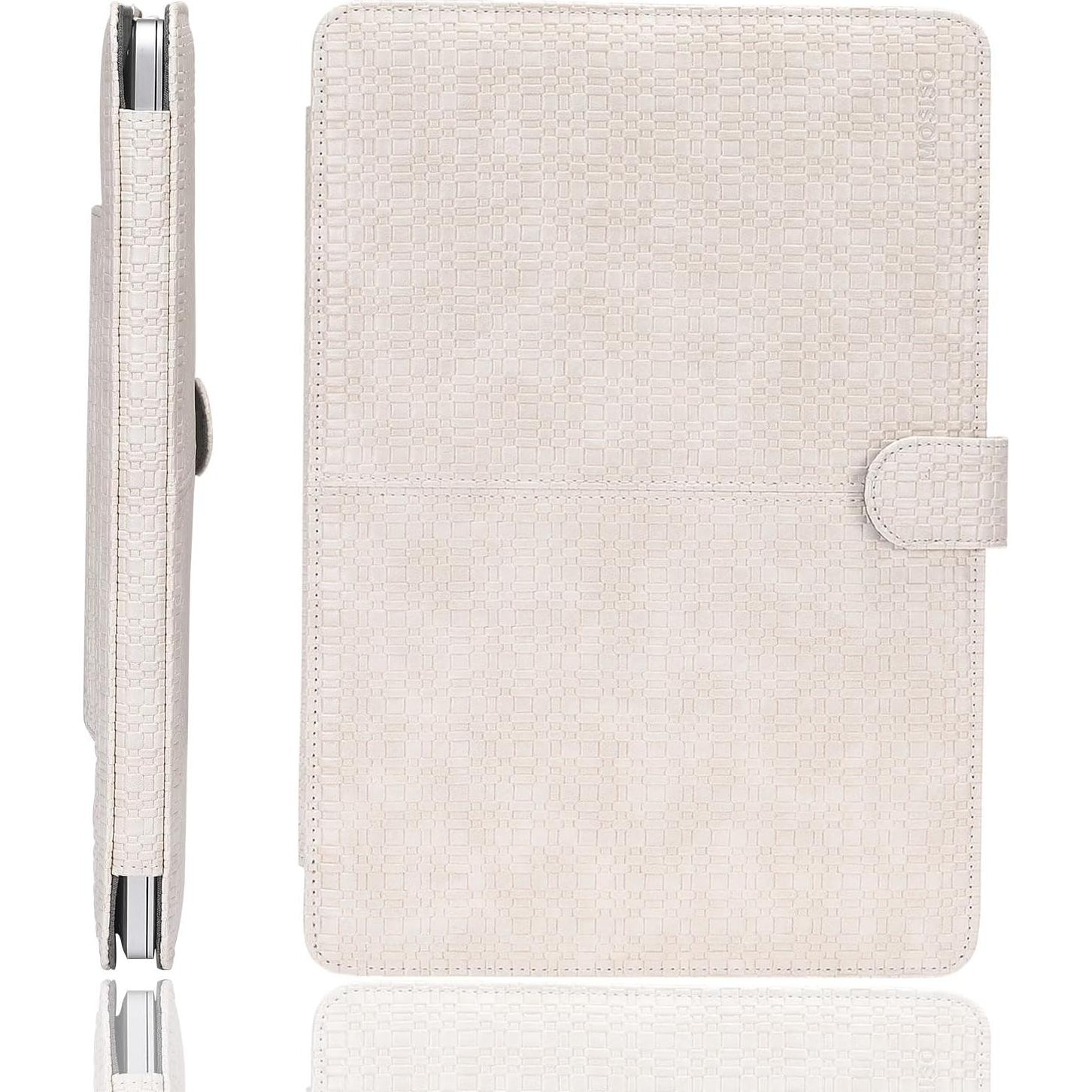 Funda MOSISO para MacBook Air/Pro 13" Beige PU