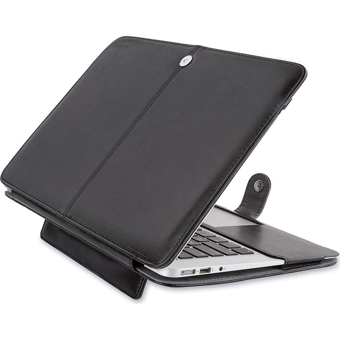 Funda de PU MOSISO para MacBook Air 11" A1370 A1465 Negra