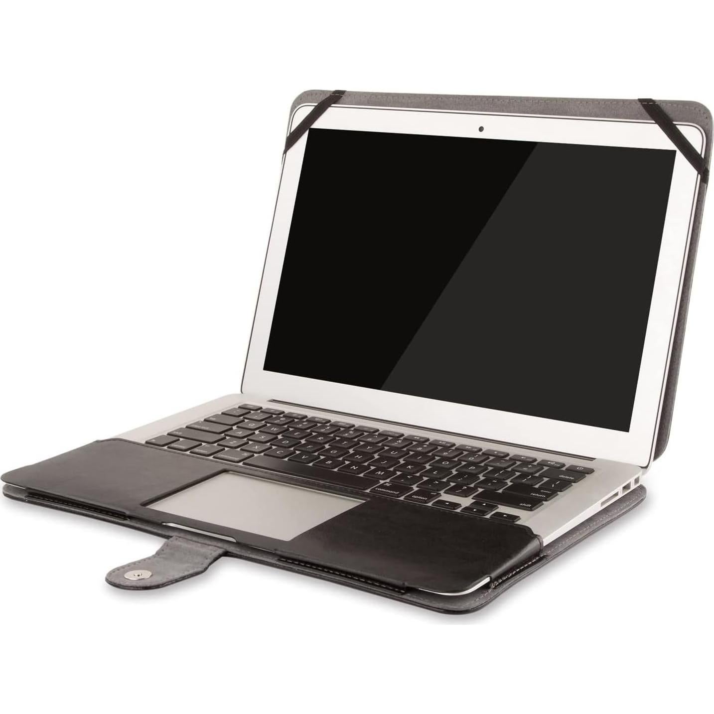 Funda de PU MOSISO para MacBook Air 11" A1370 A1465 Negra