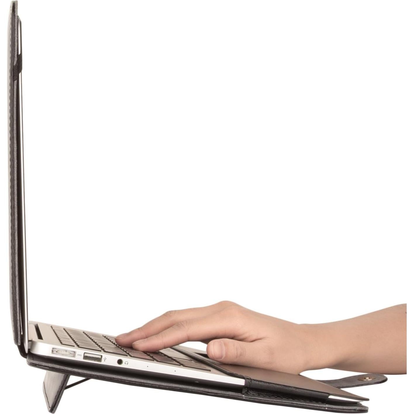 Funda de PU MOSISO para MacBook Air 11" A1370 A1465 Negra