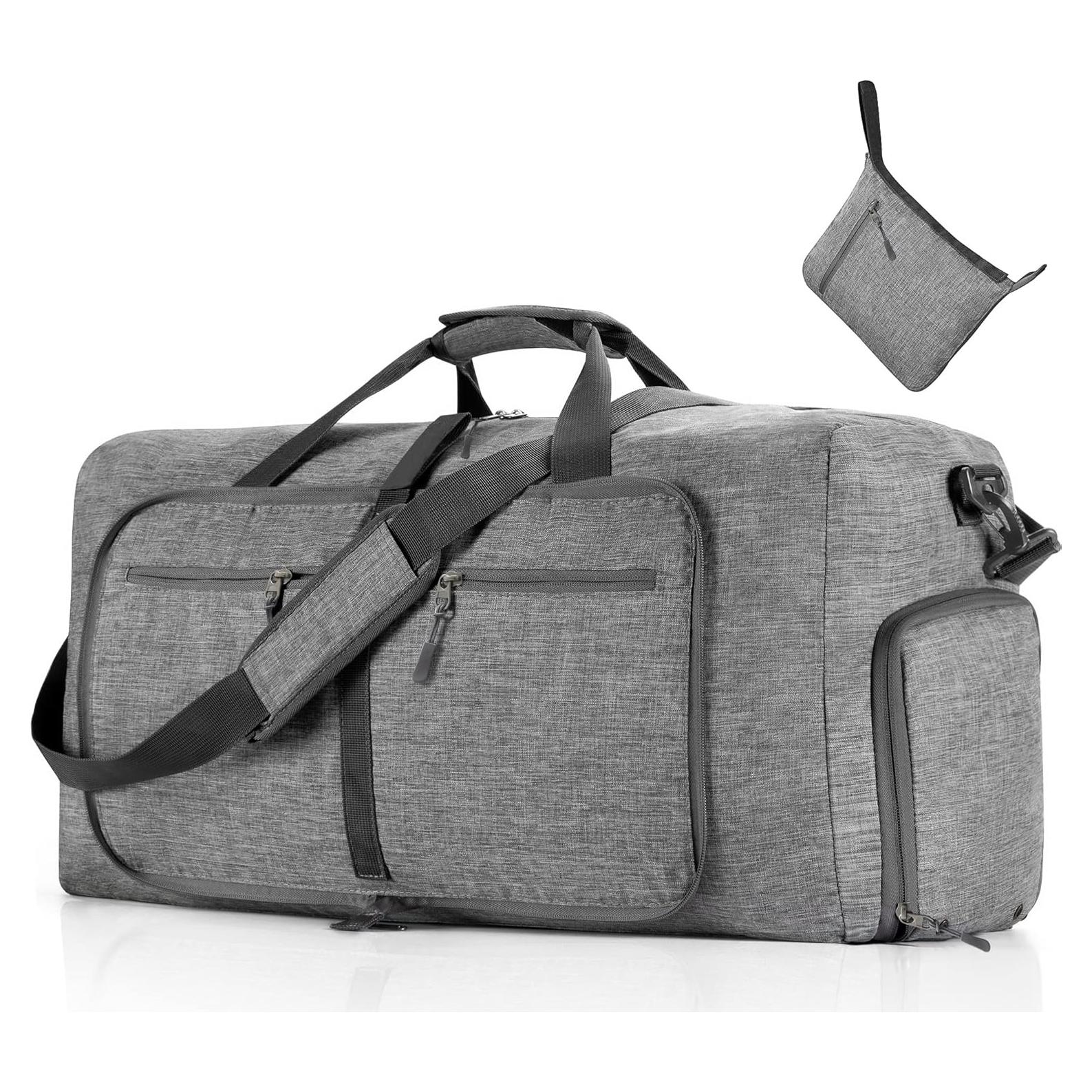 Bolsa de viaje Vomgomfom 65L Plegable con Compartimento