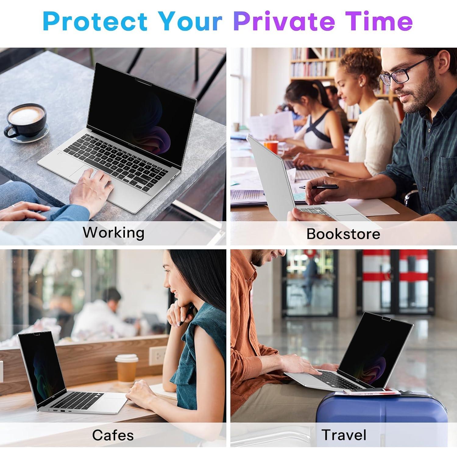 Pantalla de Privacidad Magnética OMOTON 13.3" Filtro Anti-Ojos