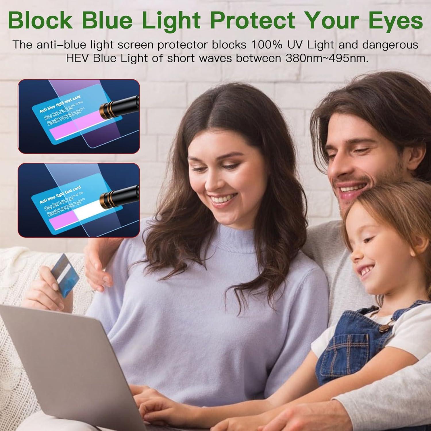 Paquete de 2 Protectores de Pantalla 15.3" LILIONGTH Anti-Luz Azul