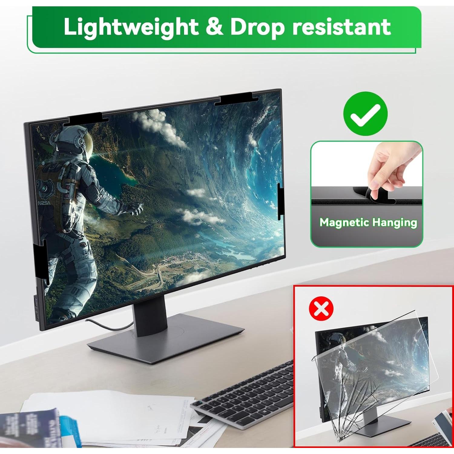 Pantalla Protectora Magnética 24" MaoYeye Antirreflejo Luz Azul