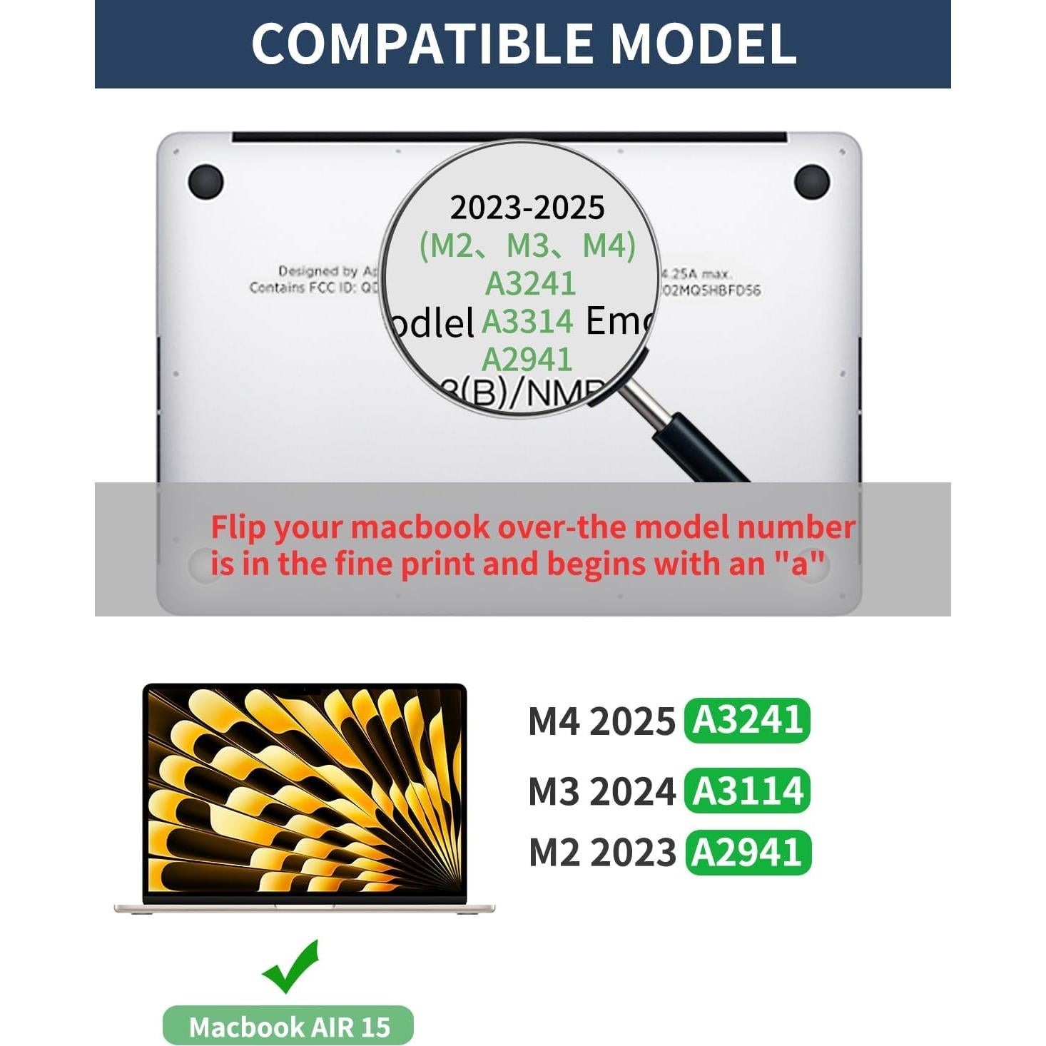 Protector de Pantalla Mate Anti Luz Azul Seorsok para MacBook Air 15"