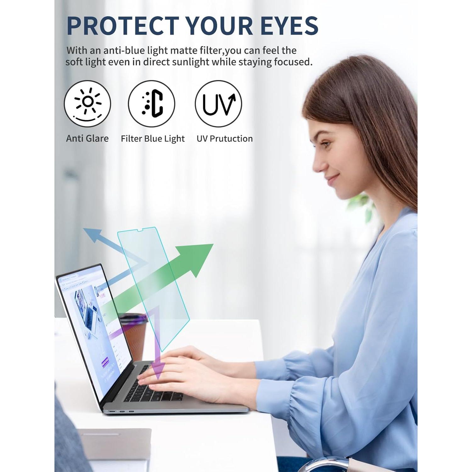 Protector de Pantalla Mate Anti Luz Azul Seorsok para MacBook Air 15"