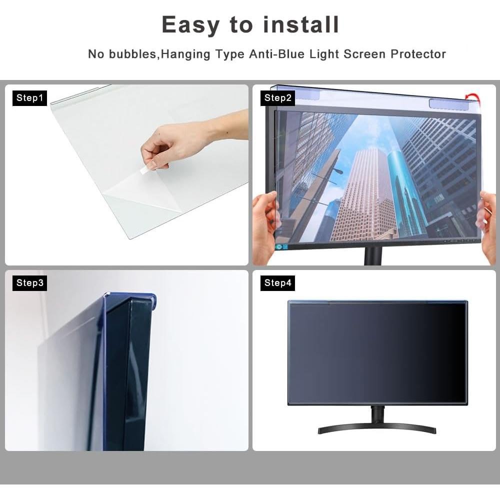 Protector de Pantalla Anti Luz Azul GUMIKE 25-27" para Monitores