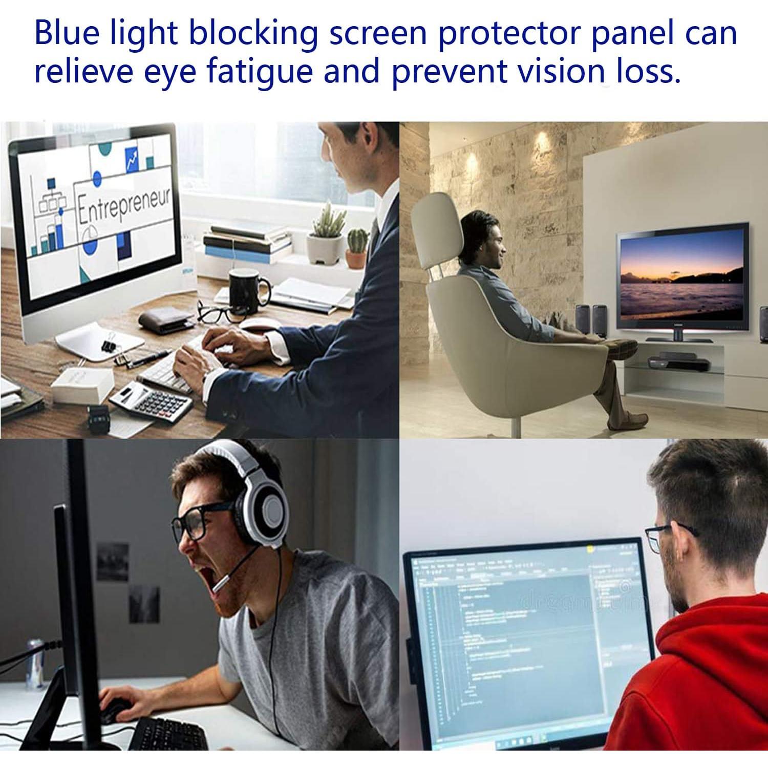 Protector de Pantalla Anti Luz Azul Kpyphm 54.1x34 cm - 2 Pzas