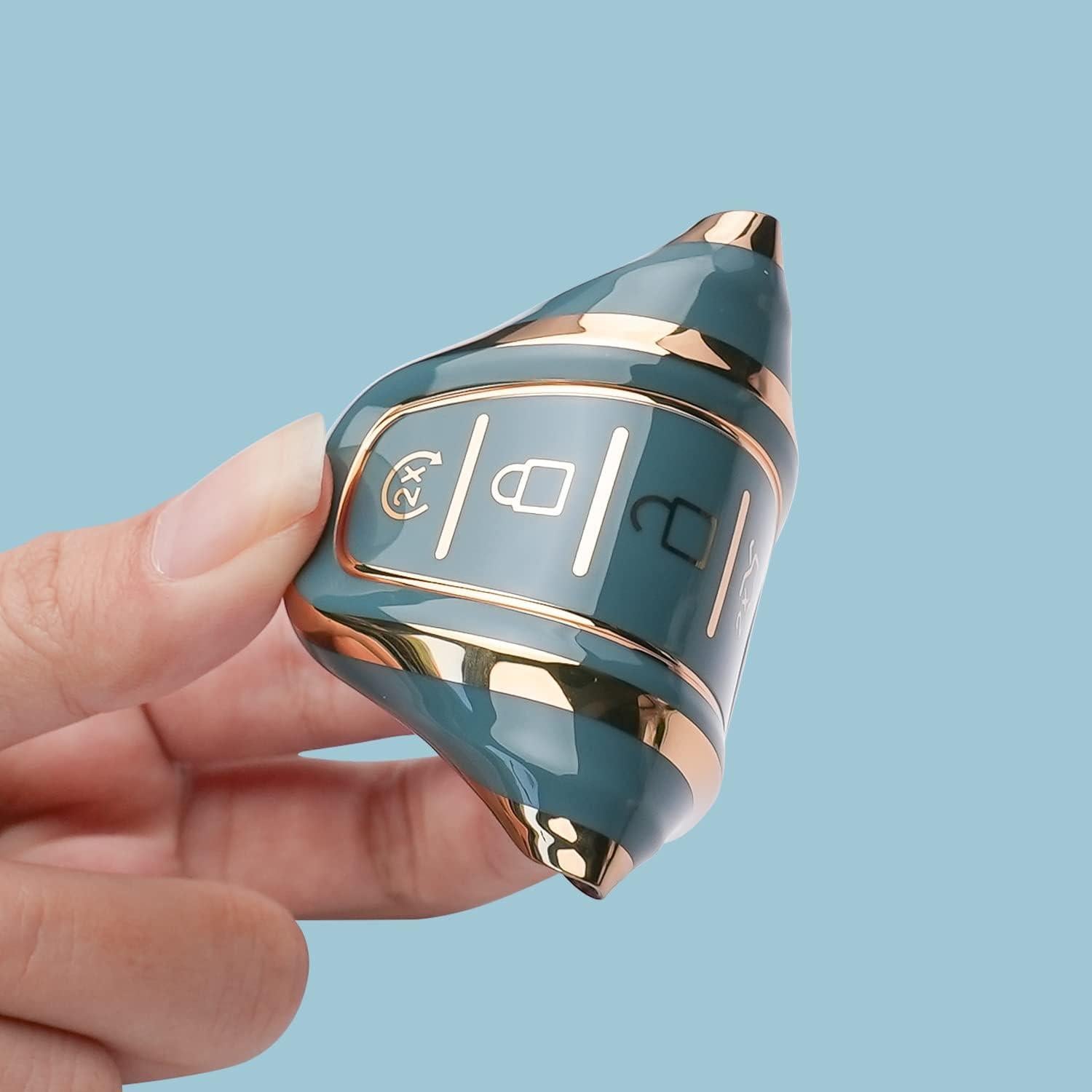 Cubierta de Llave Ford Bqepe CMAX Escape Focus Edge Azul