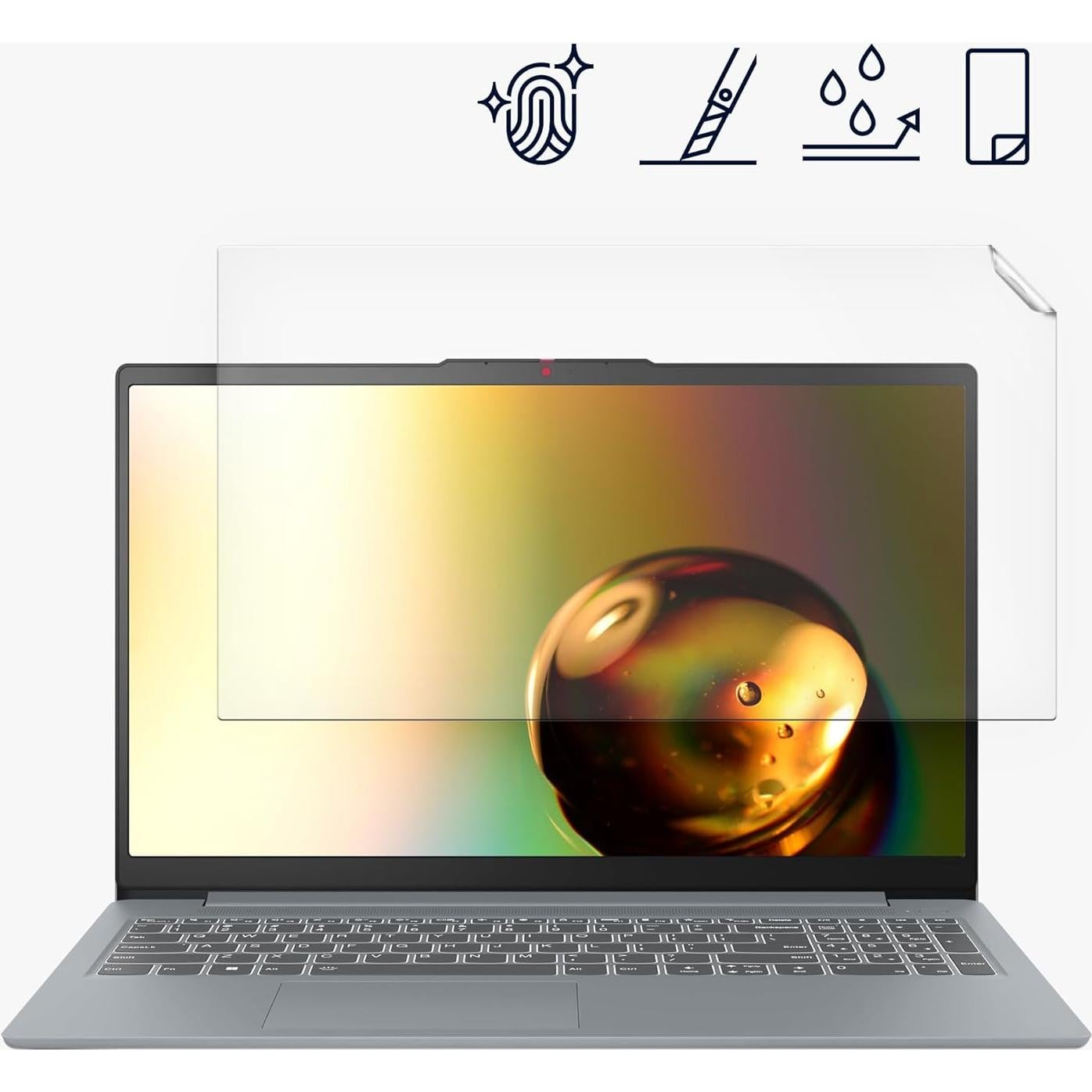Protector de Pantalla kwmobile para Lenovo IdeaPad Slim 3i 15.6" Mate Antirreflejo
