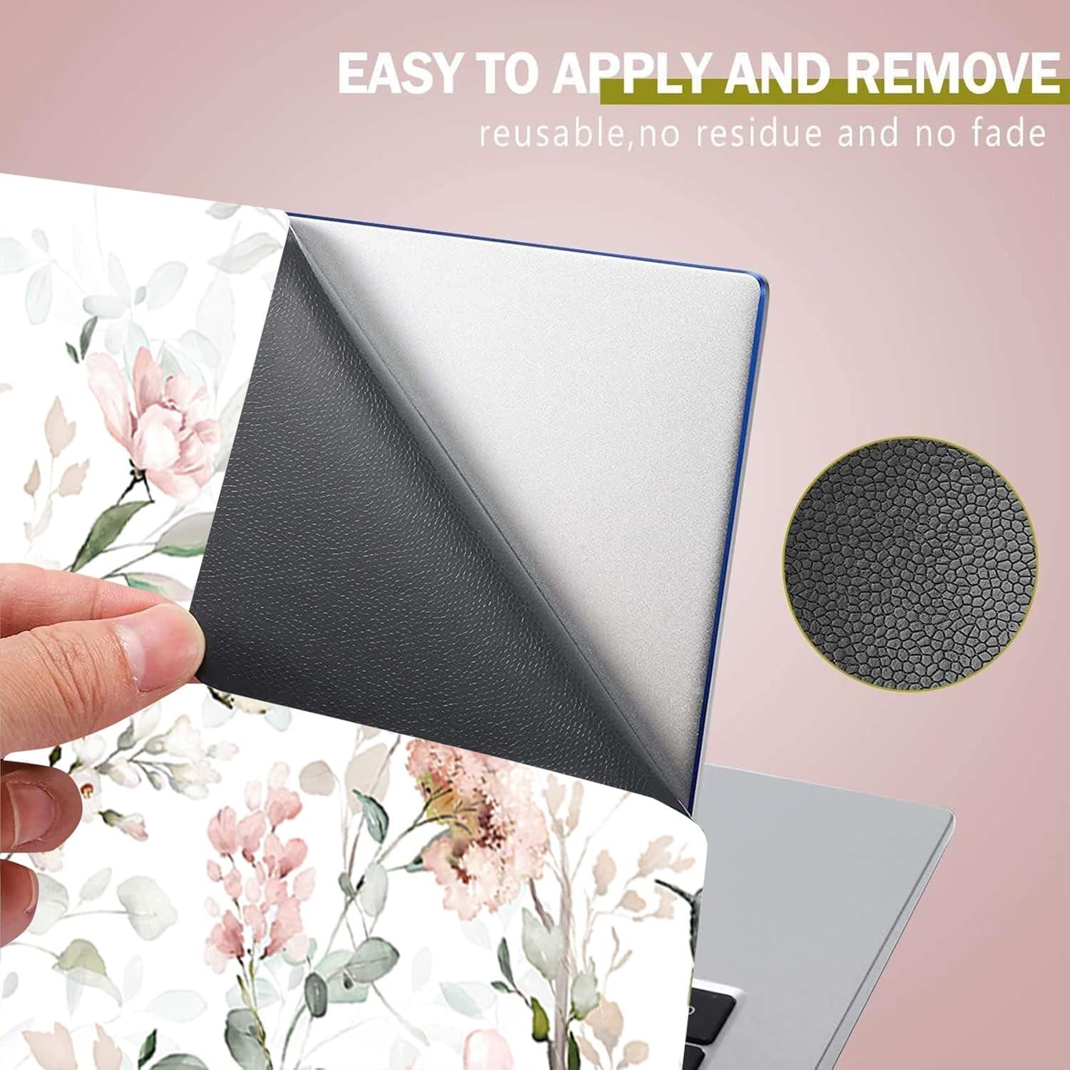 Pegatina para Laptop RICHEN 15.6" Flores y Aves Vinilo Protector