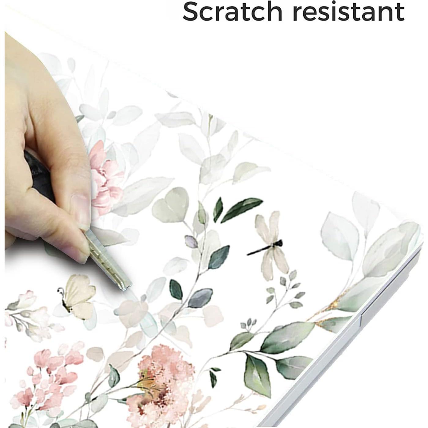 Pegatina para Laptop RICHEN 15.6" Flores y Aves Vinilo Protector