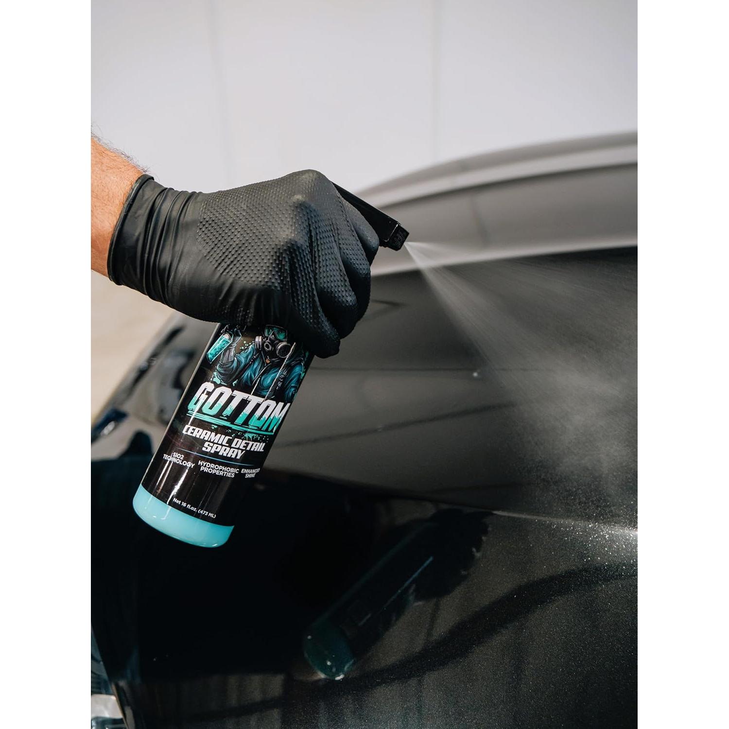 Spray Detalle Cerámico Gottom 0.47 L Hidrofóbico Brillo Ultra Gloss