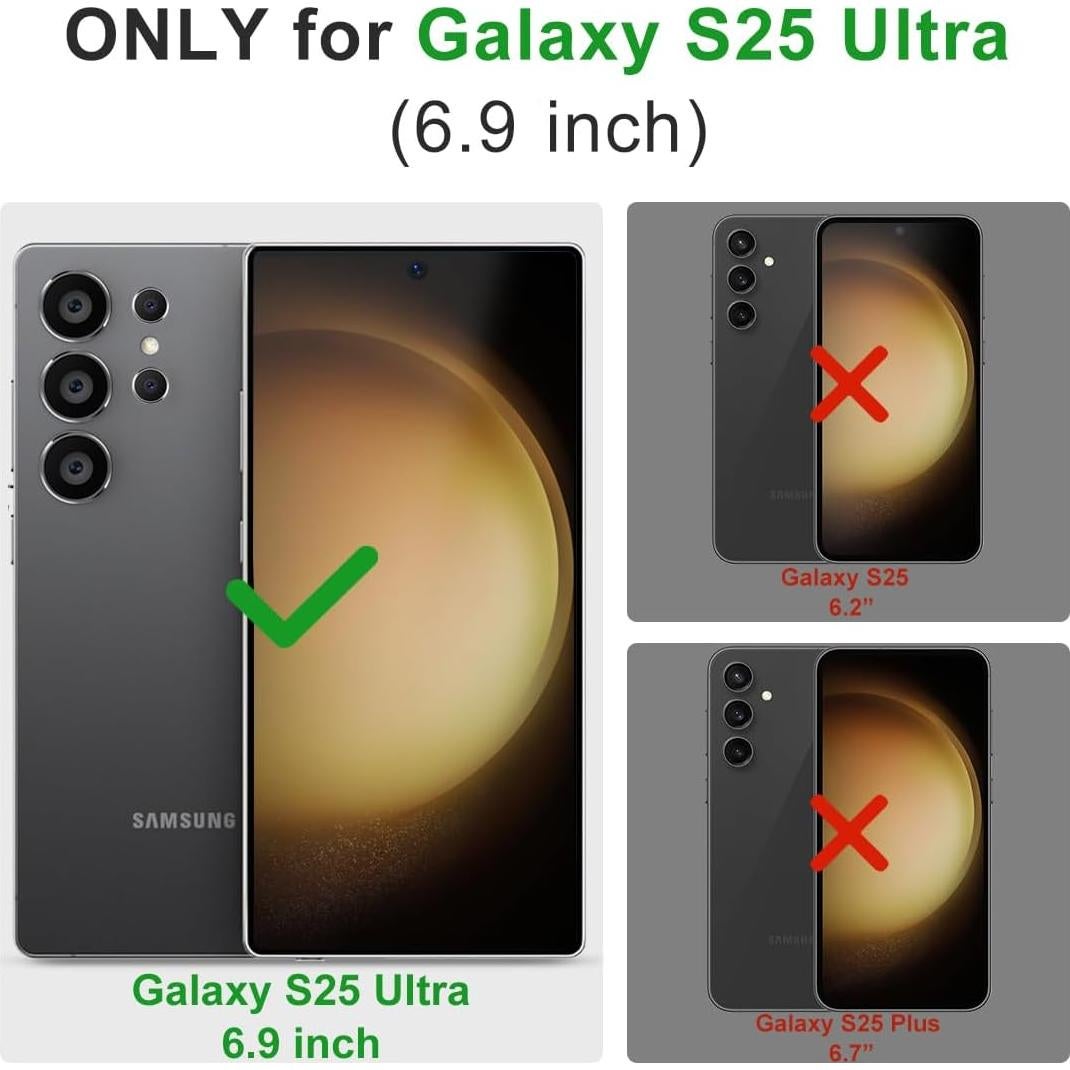 Funda de Cuero KEZiHOME para Samsung Galaxy S25 Ultra - RFID