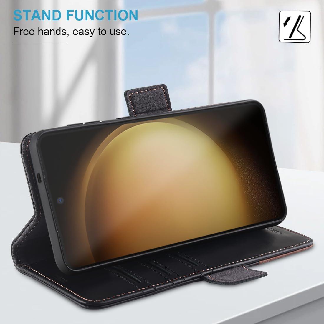 Funda de Cuero KEZiHOME para Samsung Galaxy S25 Ultra - RFID