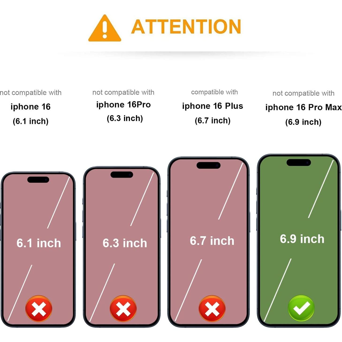 Funda Cartera KIHUWEY para iPhone 16 Pro Max 6.9" Cuero Marrón