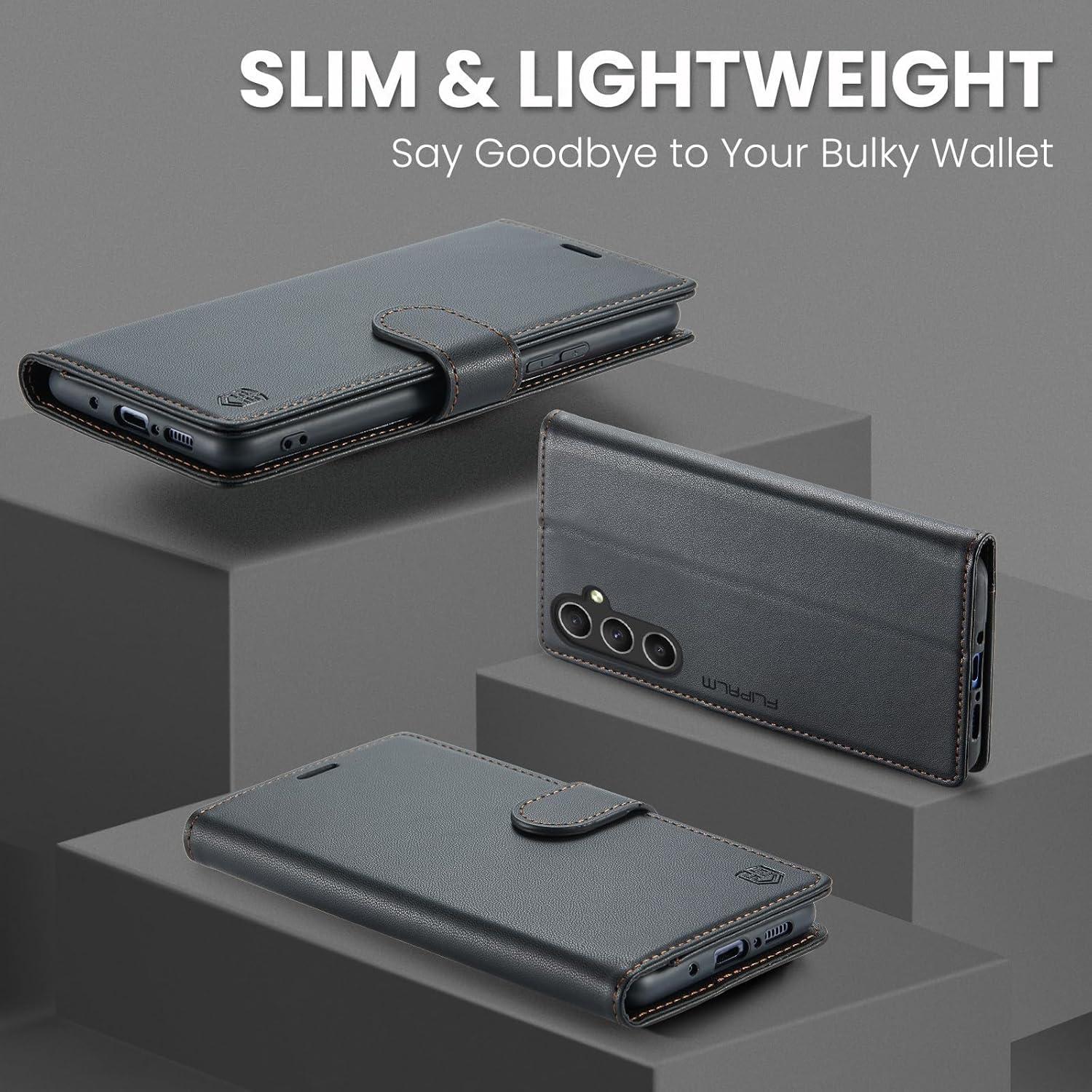 Funda billetera FLIPALM para Samsung Galaxy A16 5G - Negro