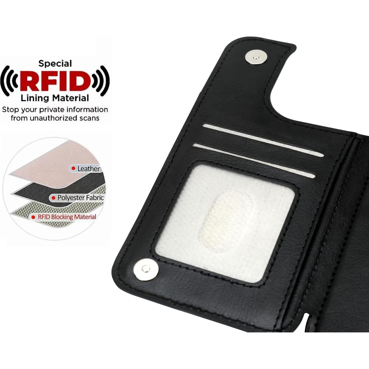 Funda Cartera MagSafe uCOLOR para iPhone 13/14 6.1" RFID