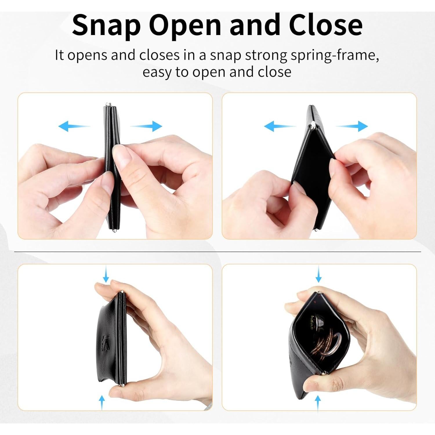 Estuche para Auriculares KBEAR BP01 Negro Pequeño con Cierre