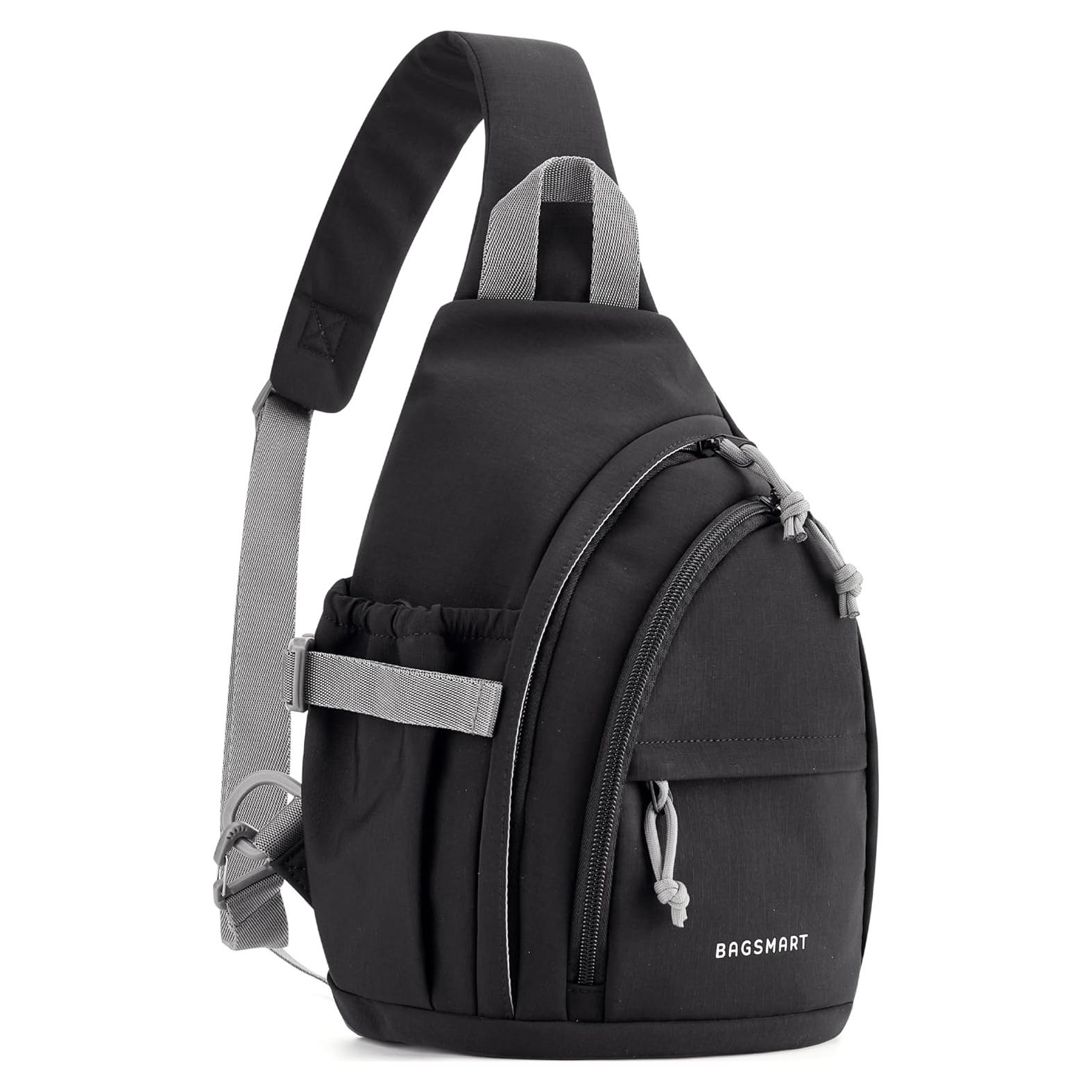 Mochila Cruzada Pequeña BAGSMART Negra 30x18x12 cm