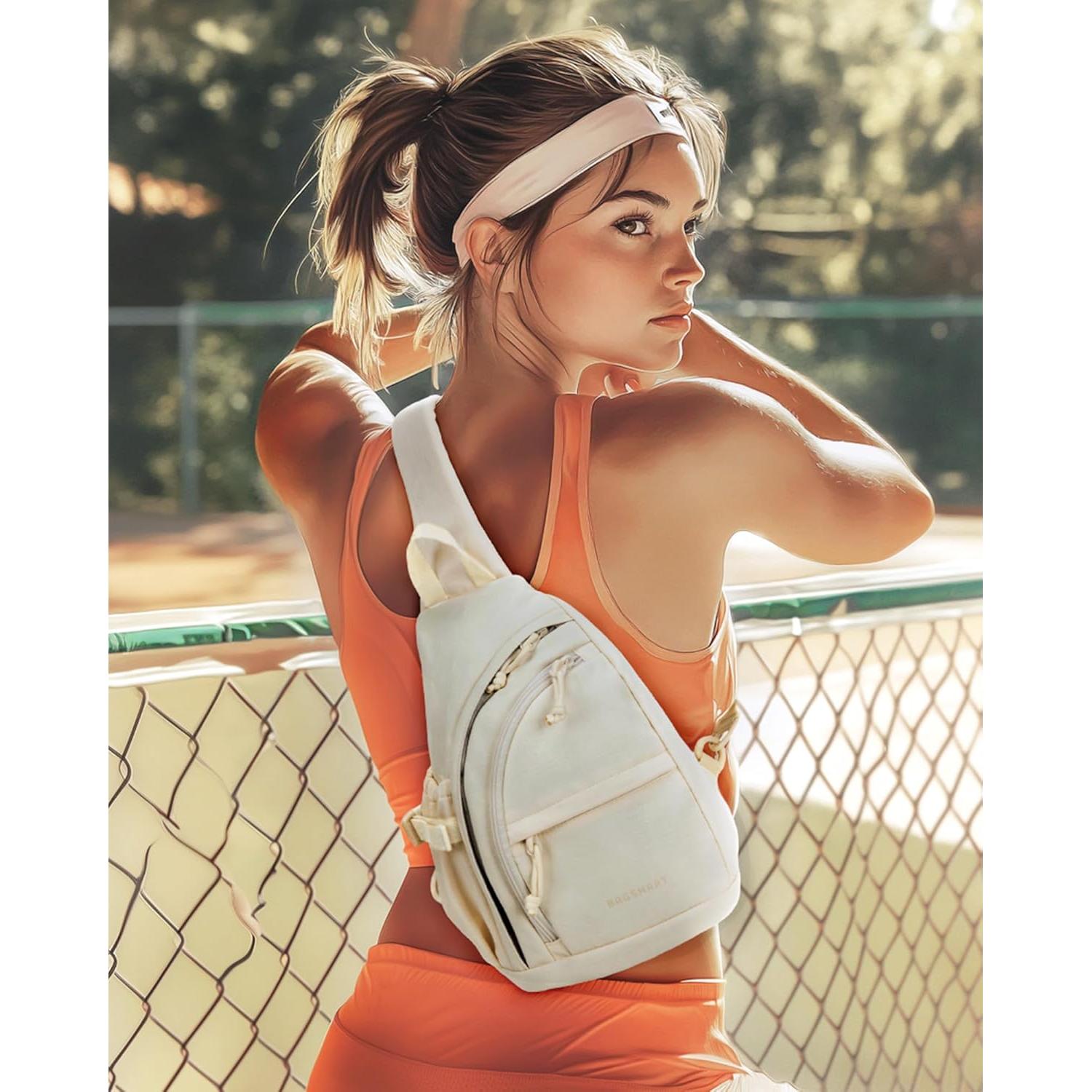 Mochila Cruzada Pequeña BAGSMART Negra 30x18x12 cm