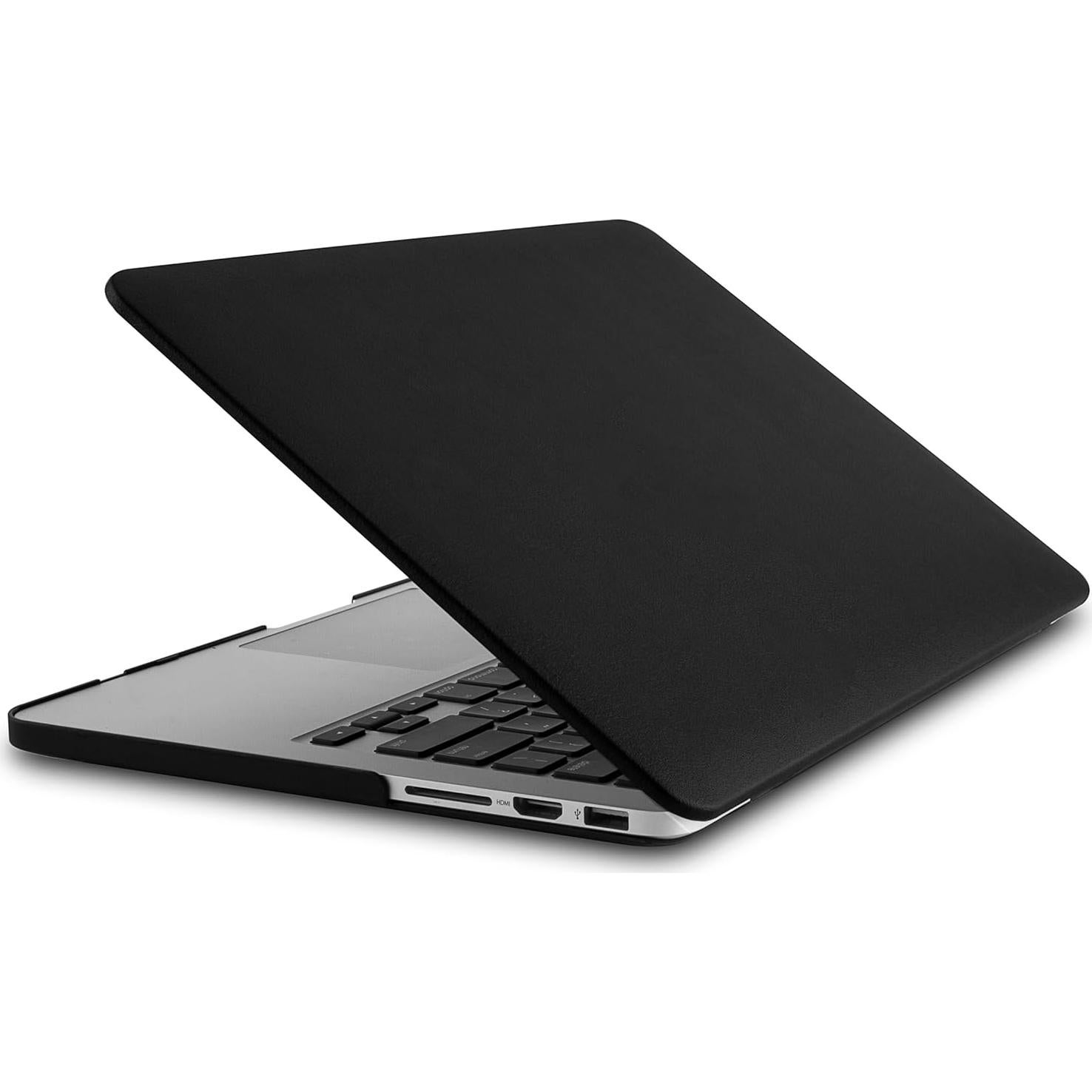 Funda de Cuero Negro KECC para MacBook Pro 13" Retina 2012-2015