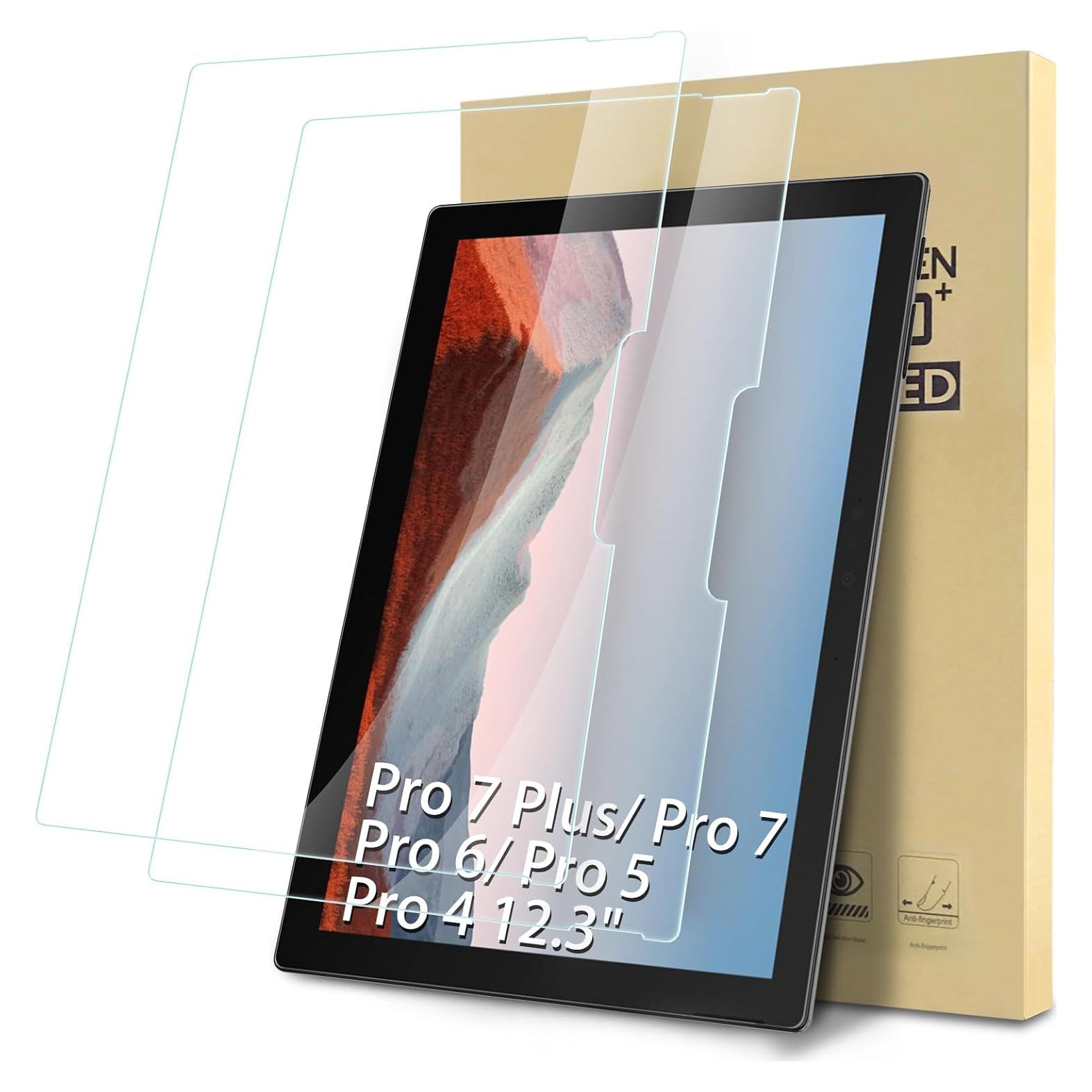 Protector de Pantalla Vidrio Templado Suppeak 2 Paquetes 12.3"