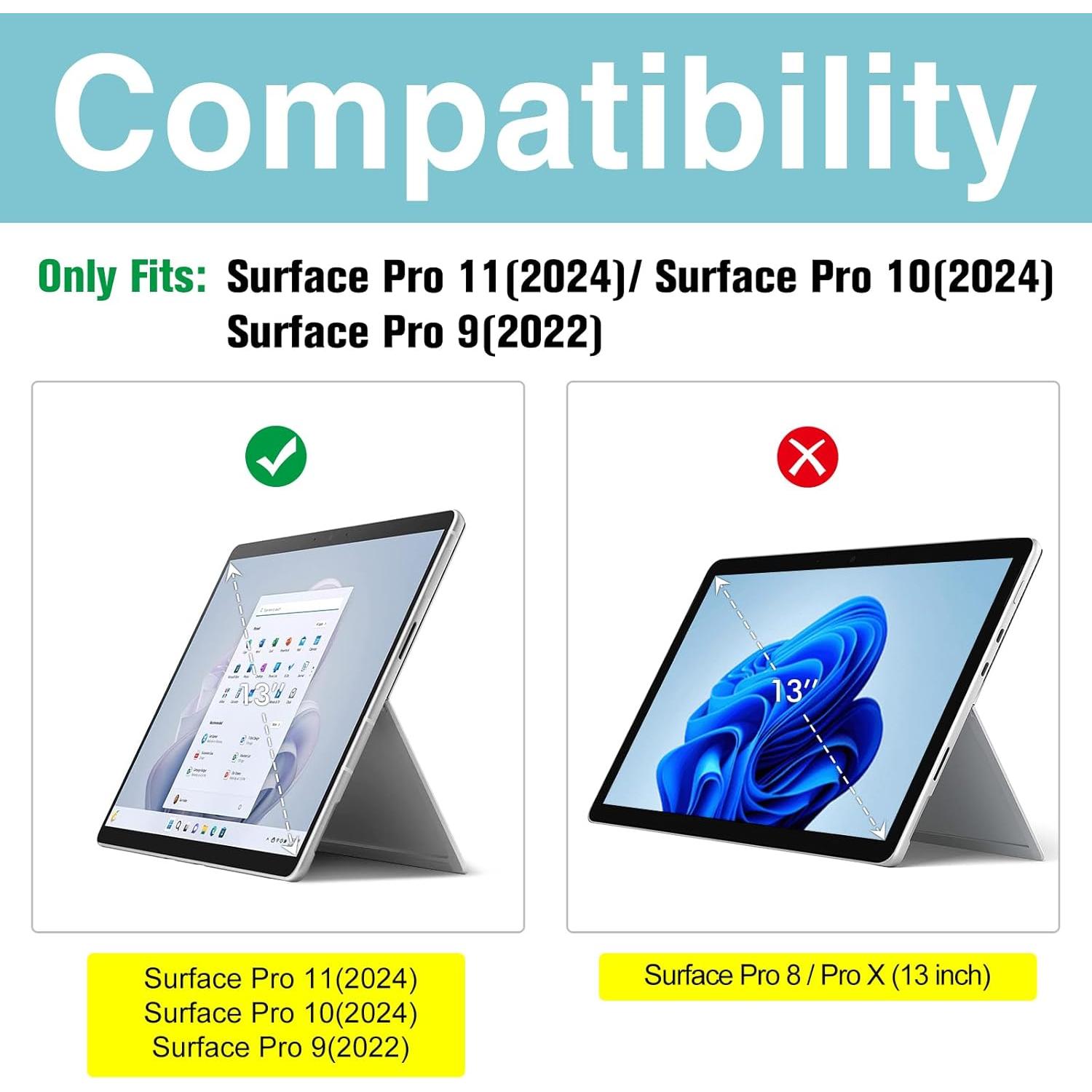 Protector de Pantalla Privada ProCase para Surface Pro 11/10/9 13"