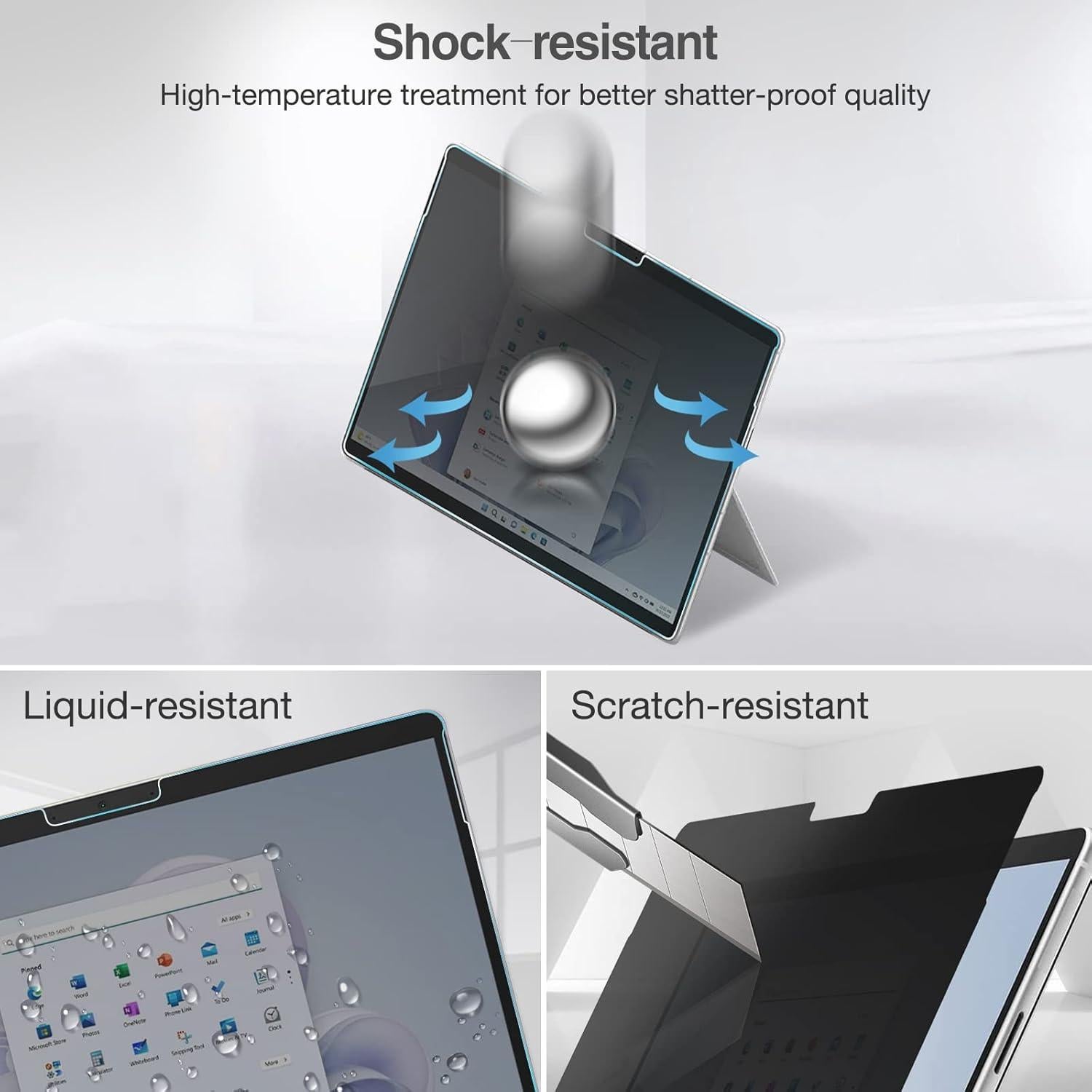 Protector de Pantalla Privada ProCase para Surface Pro 11/10/9 13"